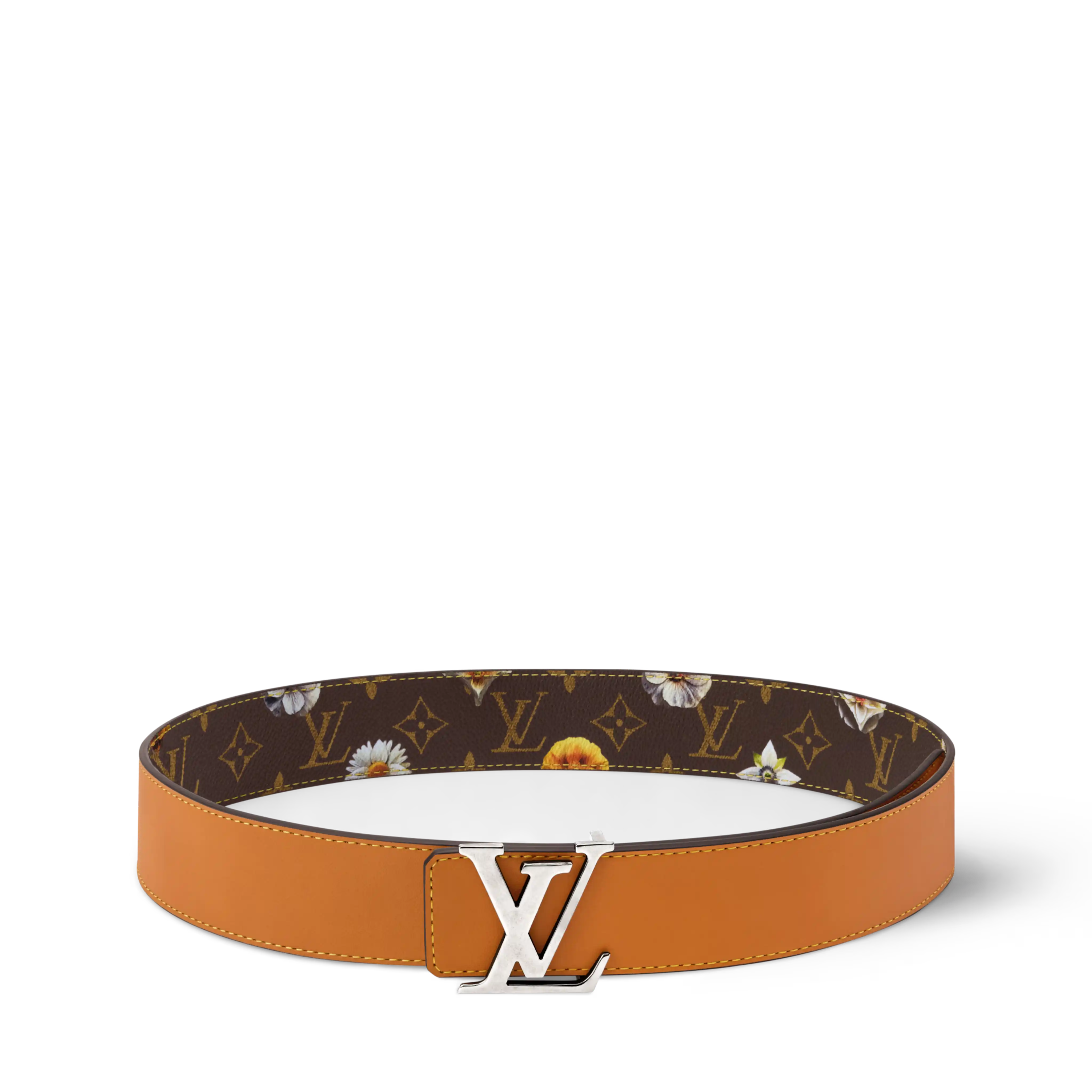 LV Initiales Monogram Flower Reversible Belt 40mm