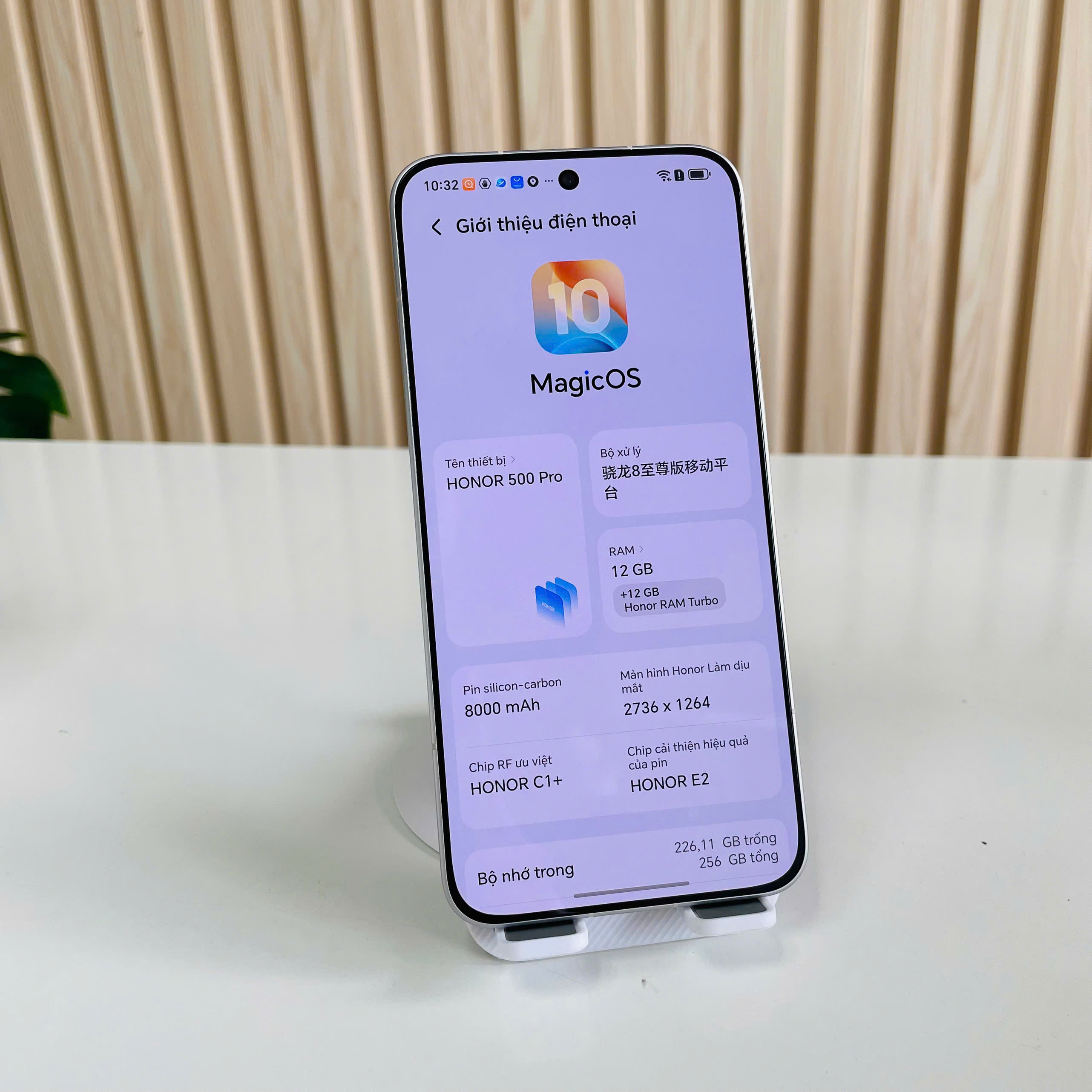 HONOR 500 PRO - 12GB|256GB Bạc Đẹp 99% Pin 100%