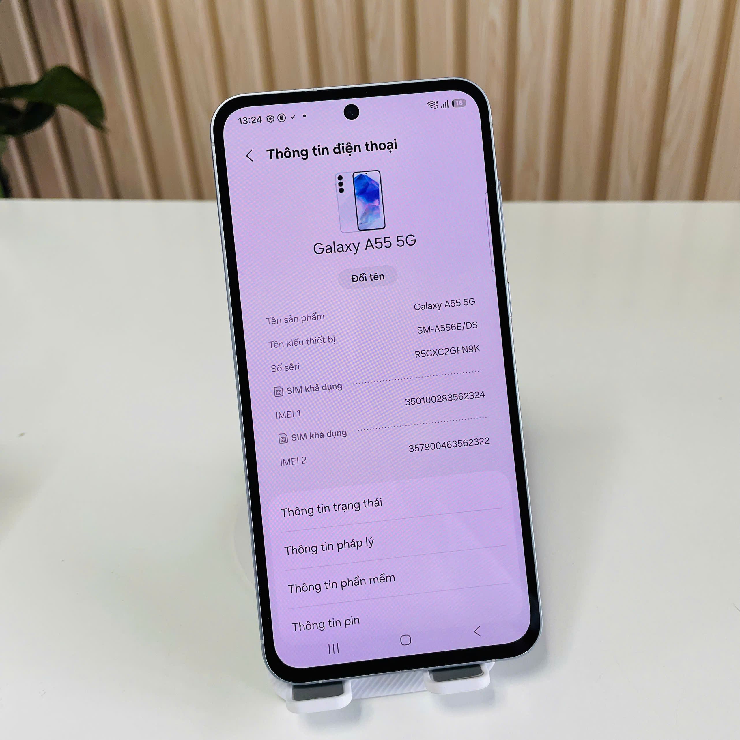 Samsung A55 5G VN 8/128GB Xanh Đẹp 98%
