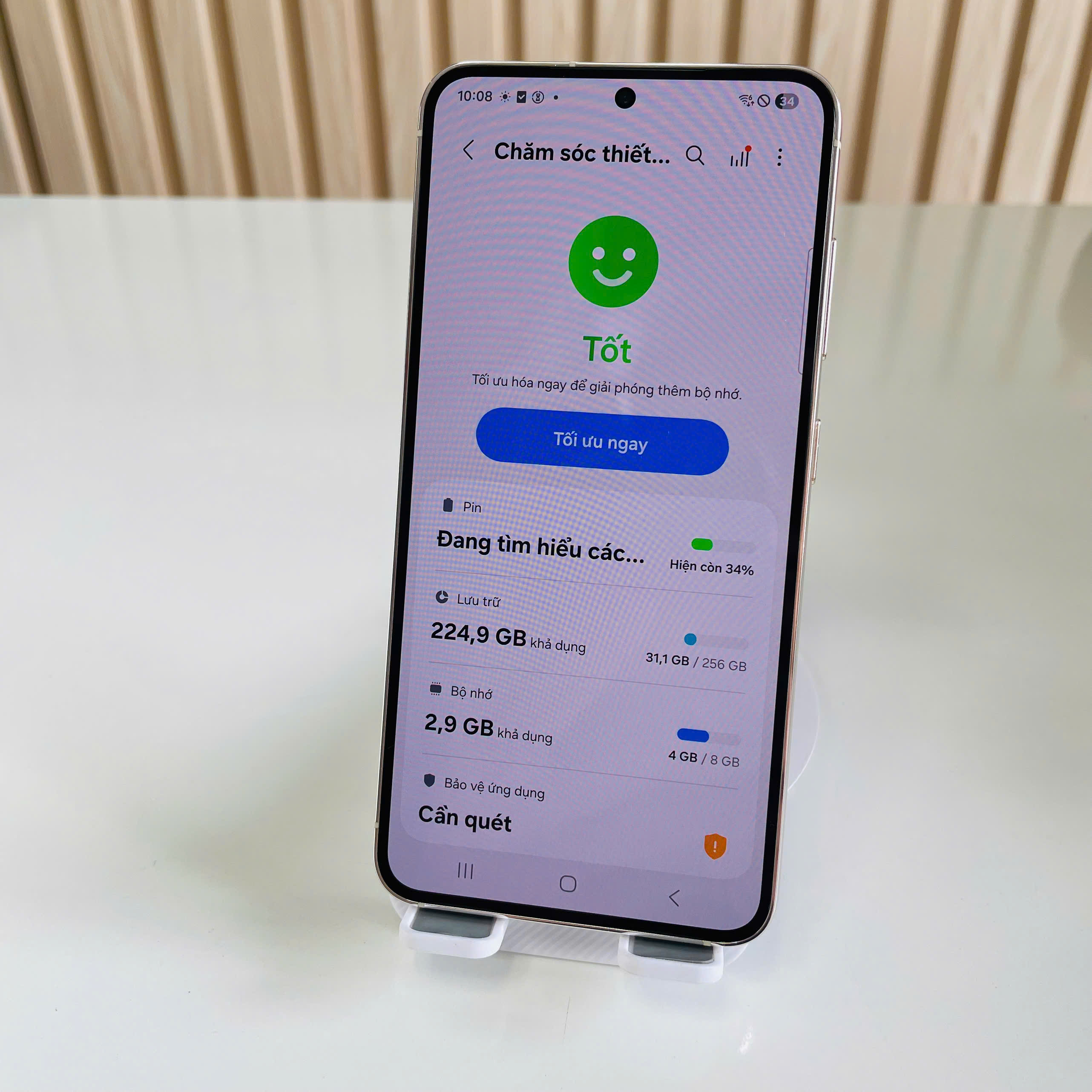 Samsung S23 Hàn 5G 8/256GB Trắng Đẹp 98% Kèm Sạc 30W Hỗ Trợ 1 Sim Vật Lý + 1 Esim