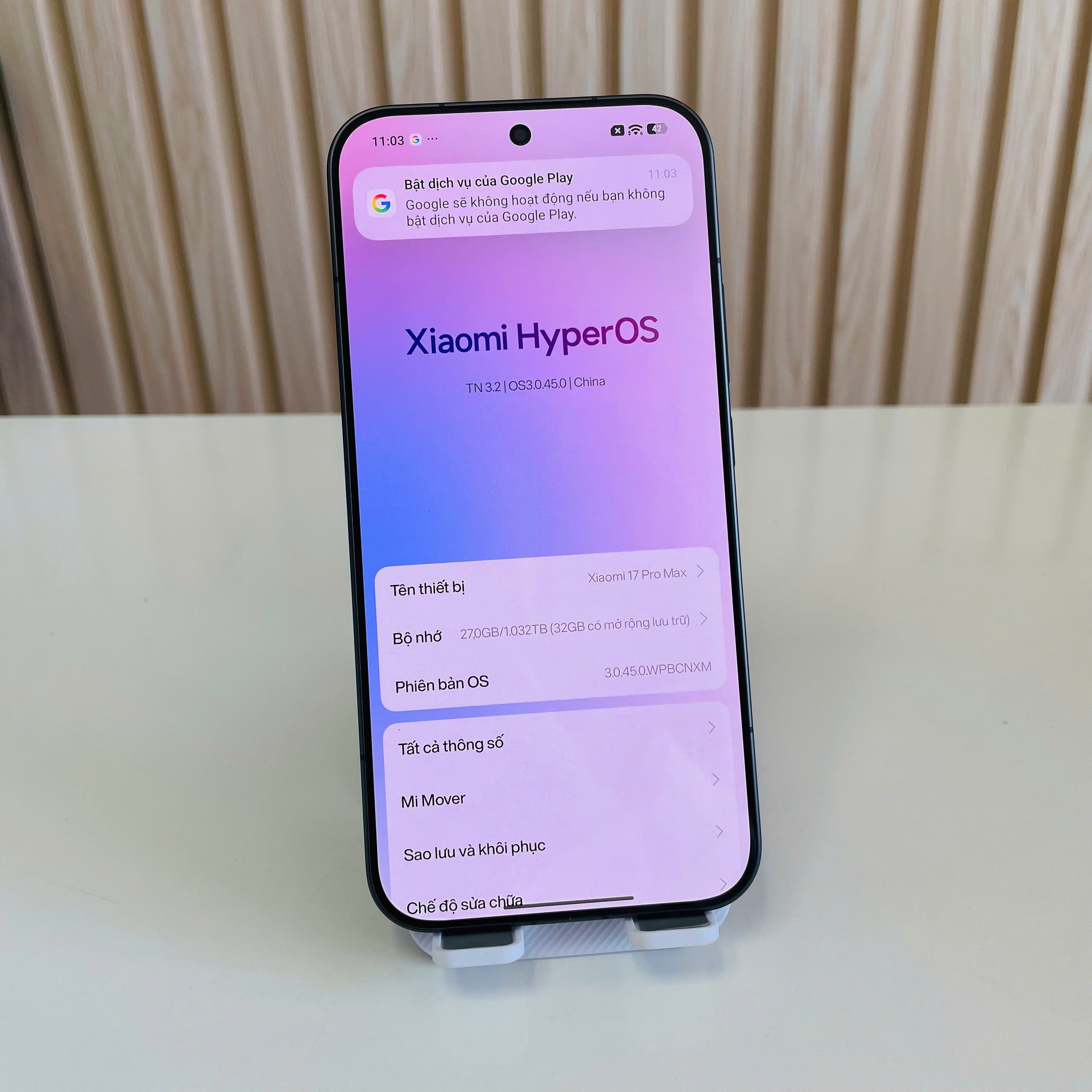 Xiaomi 17 Pro Max 16/1TB đen Đẹp 98% Pin 99% Fullbox