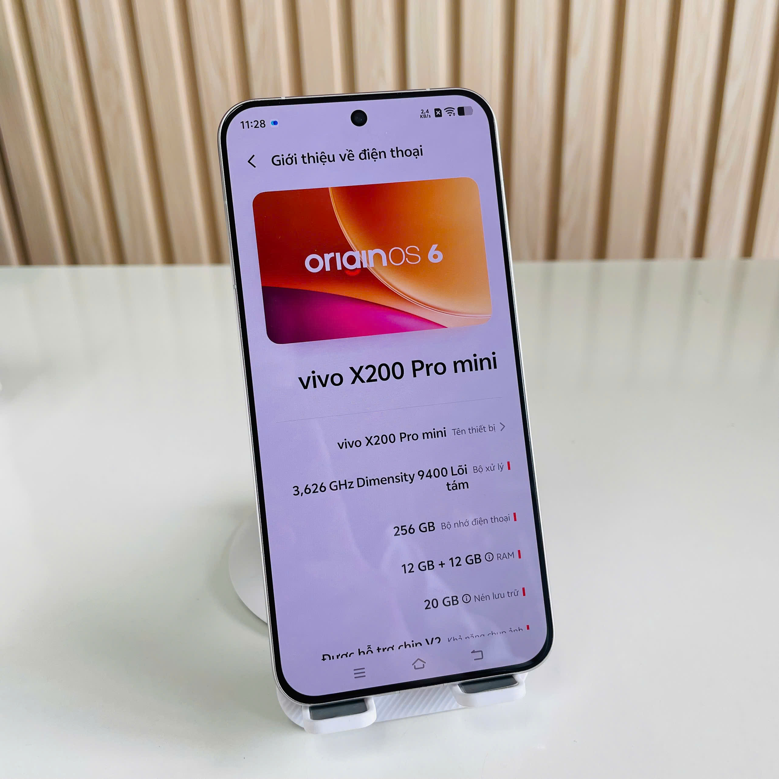 Vivo X200 Pro Mini 12/256GB trắng Đẹp 98% Pin 98% Fullbox