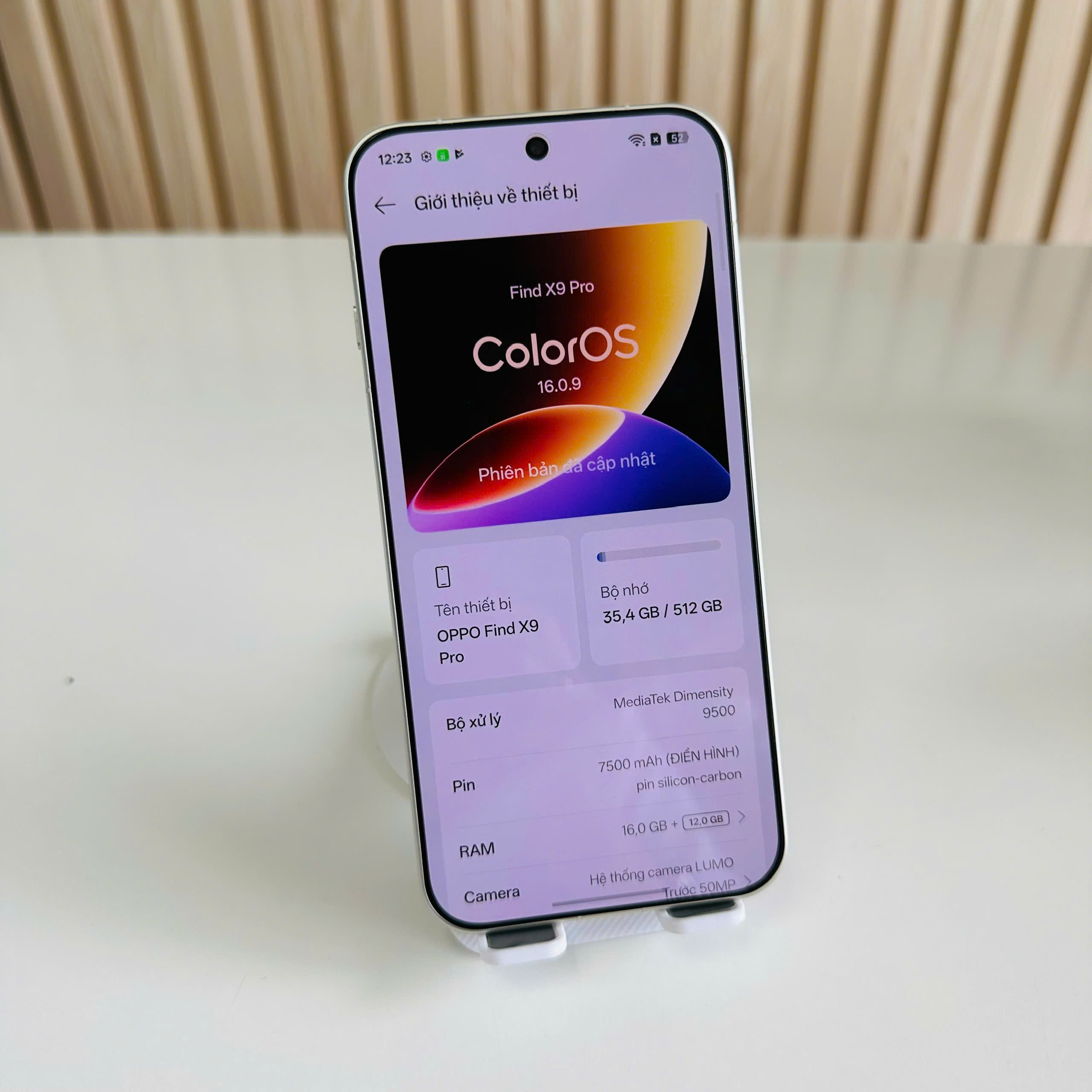 Oppo Find X9 Pro CH 16/512GB Trắng Đẹp 98% Pin 100% Fullbox