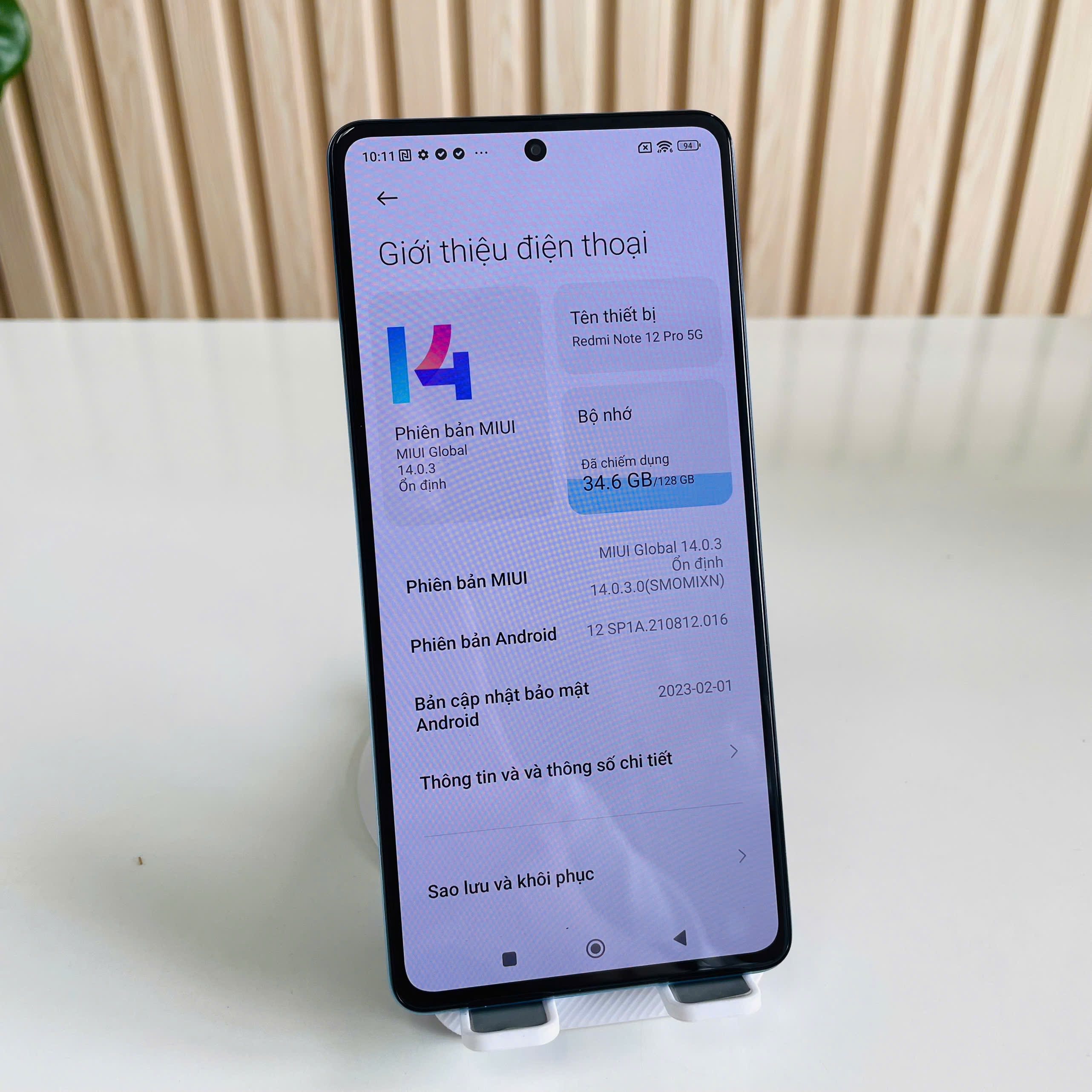 📱 REDMI NOTE 12 PRO 5G Úp Rom – RAM 8/128GB | ĐẸP 98+ Màu Xanh Dương Fullbox