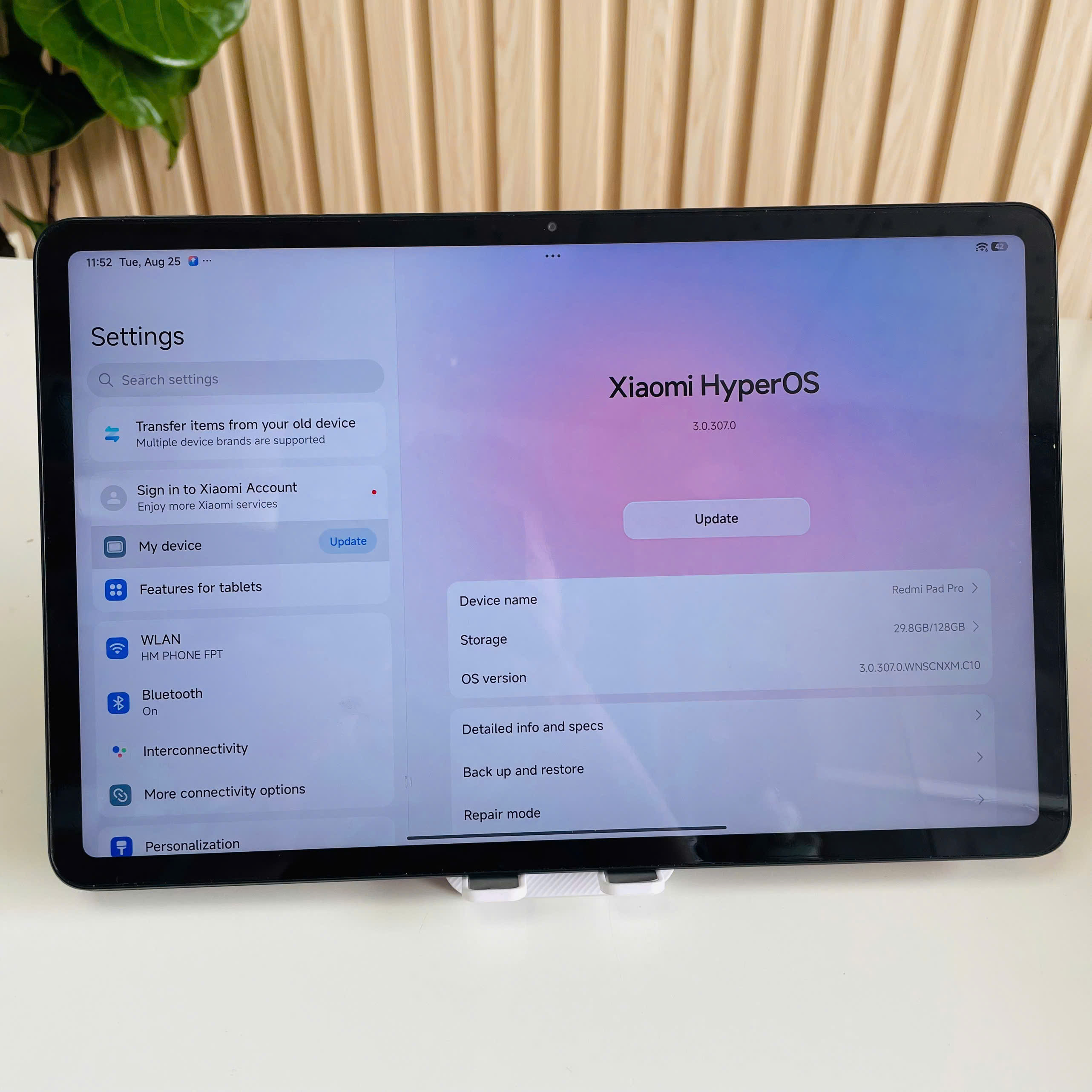 Redmi Pad Pro 8/128GB Đen Đẹp 98% Fullbox sạc 33w