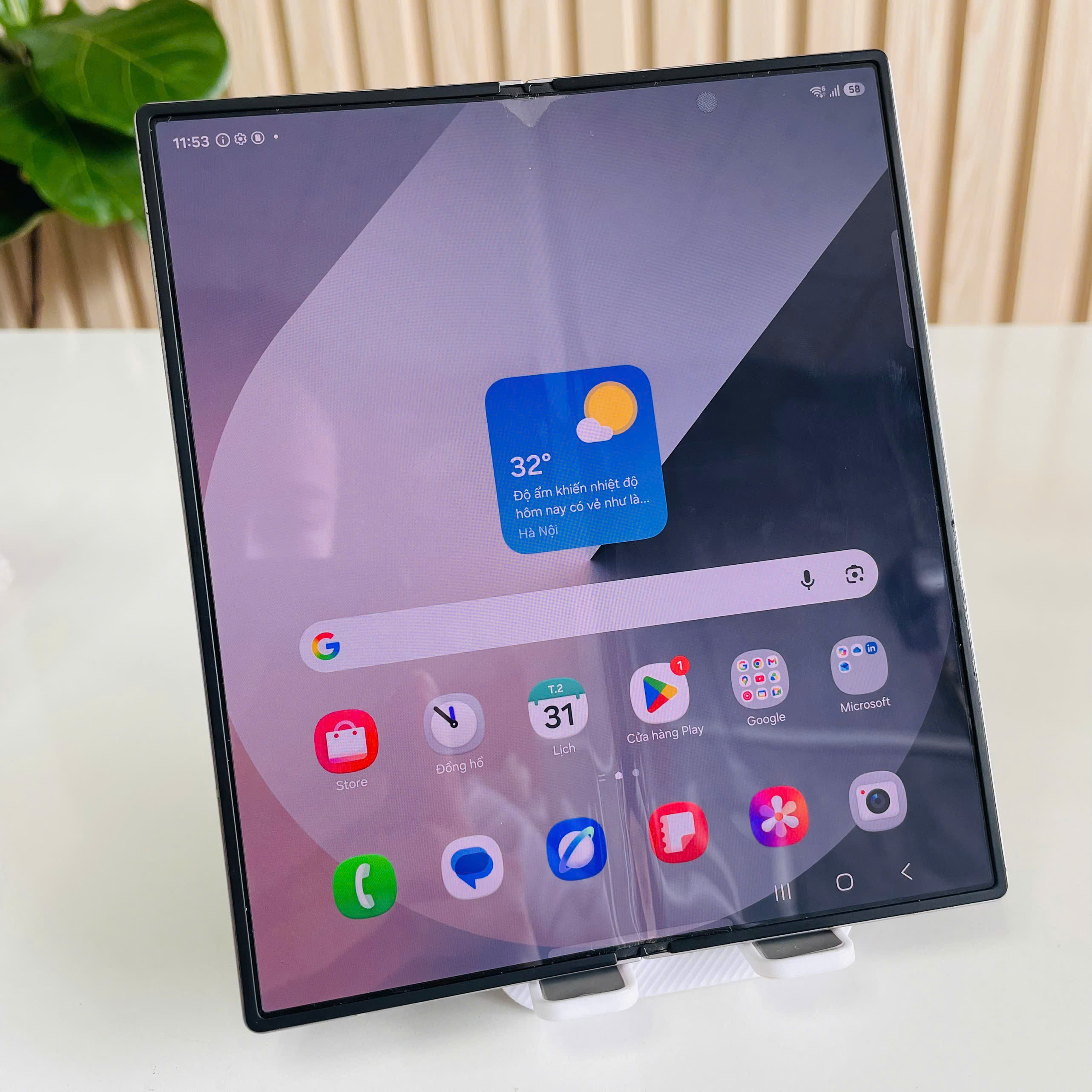 Samsung Z Fold 6 Việt Nam 12/256GB titan Đẹp 97% Fullbox kèm dây sạc