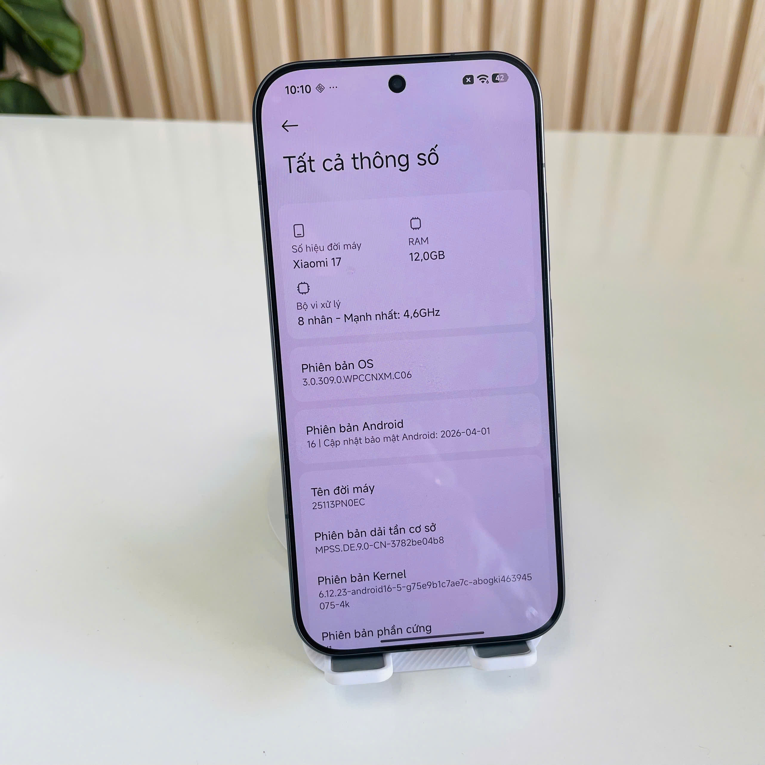 Xiaomi 17 5G 12/256GB Đen Đẹp 98 Pin 99% Fullbox