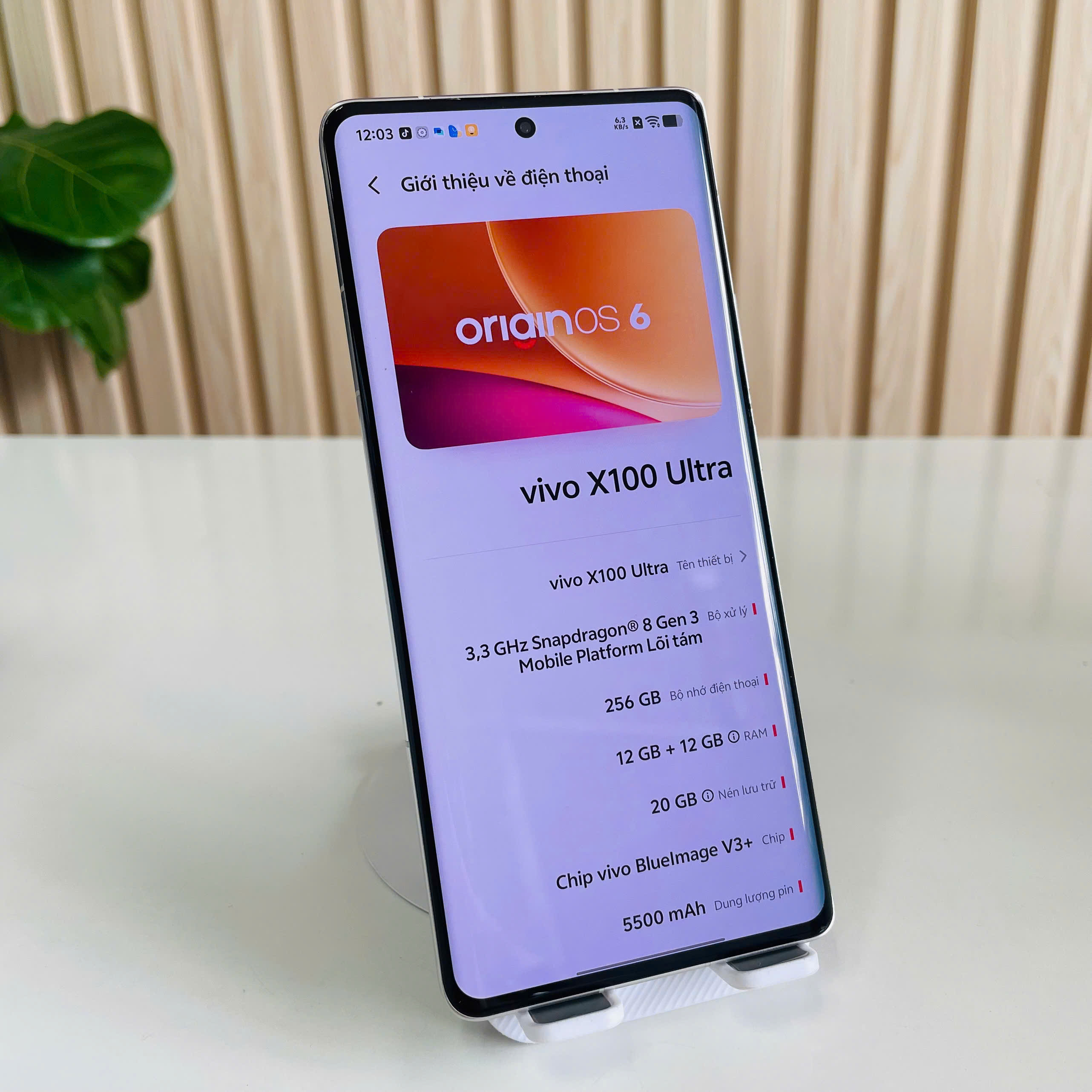 Vivo X100 Ultra 12/256GB Titan Đẹp 98% Pin 91% Kèm sạc 90w