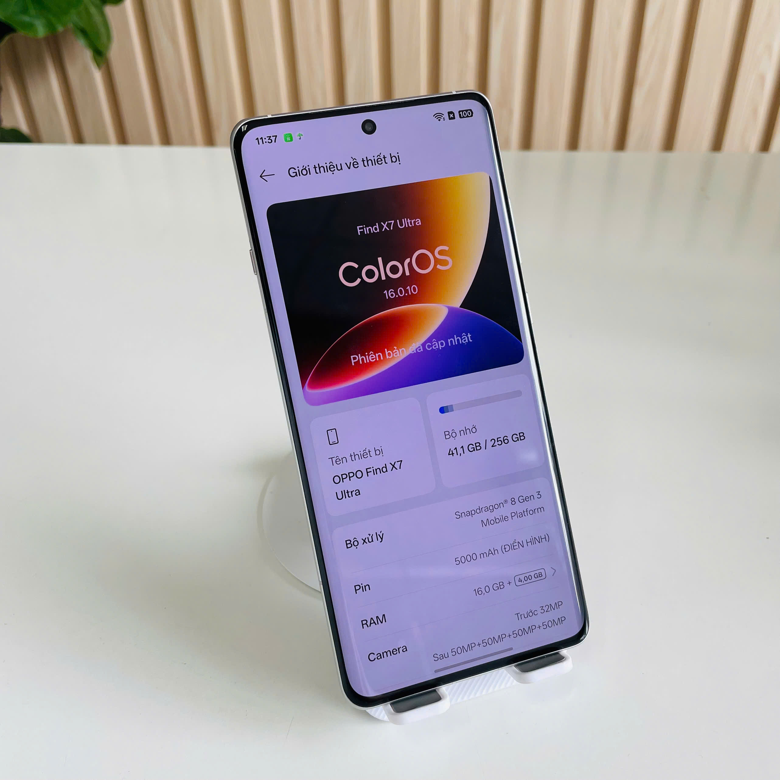 Oppo Find X7 Ultra 16/256GB Cam Đẹp 99 Pin 95 Sạc 100W