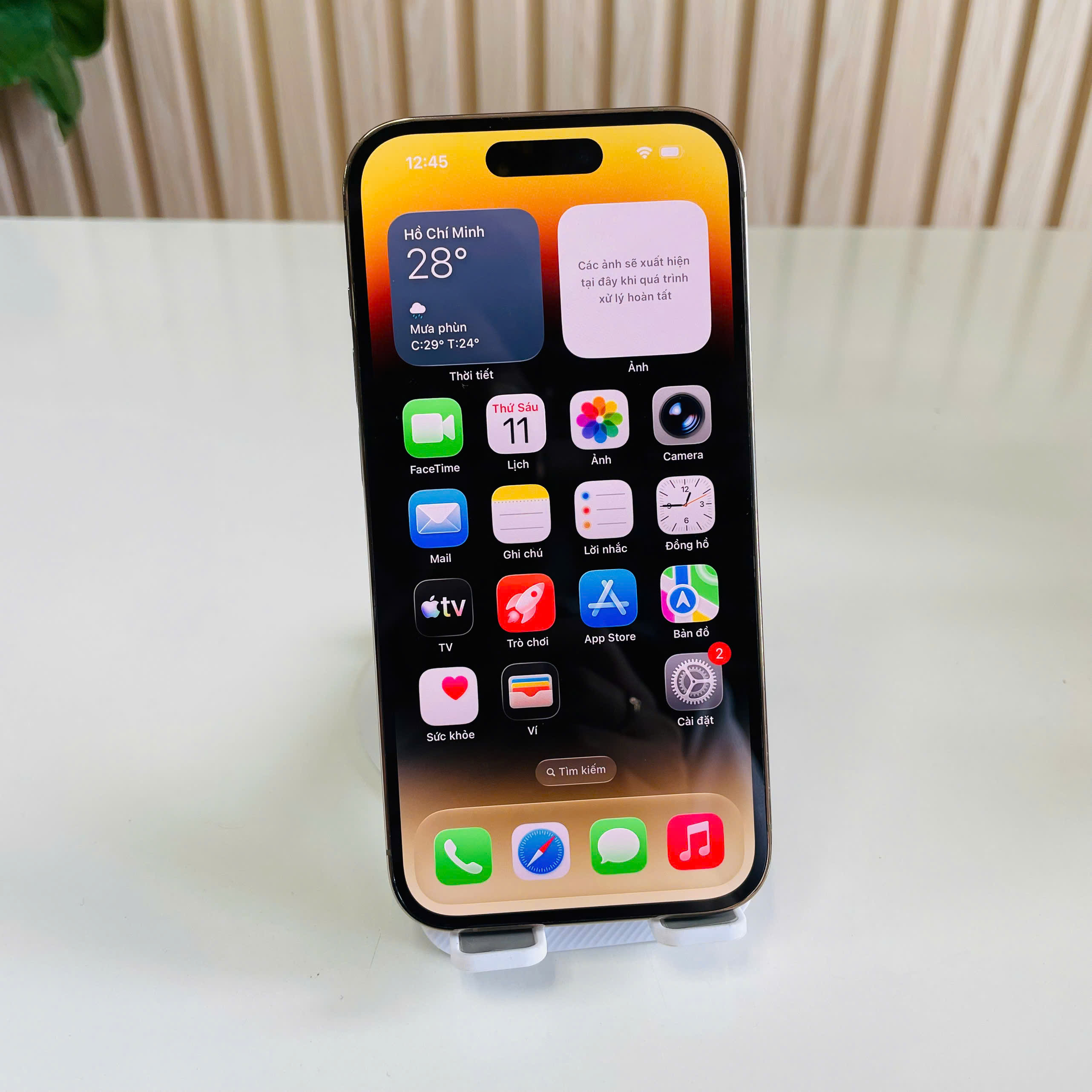 IPhone 14 Pro Mỹ 128GB Gold Đẹp 98+ Pin 81 Thay Màn Zin Và Pin