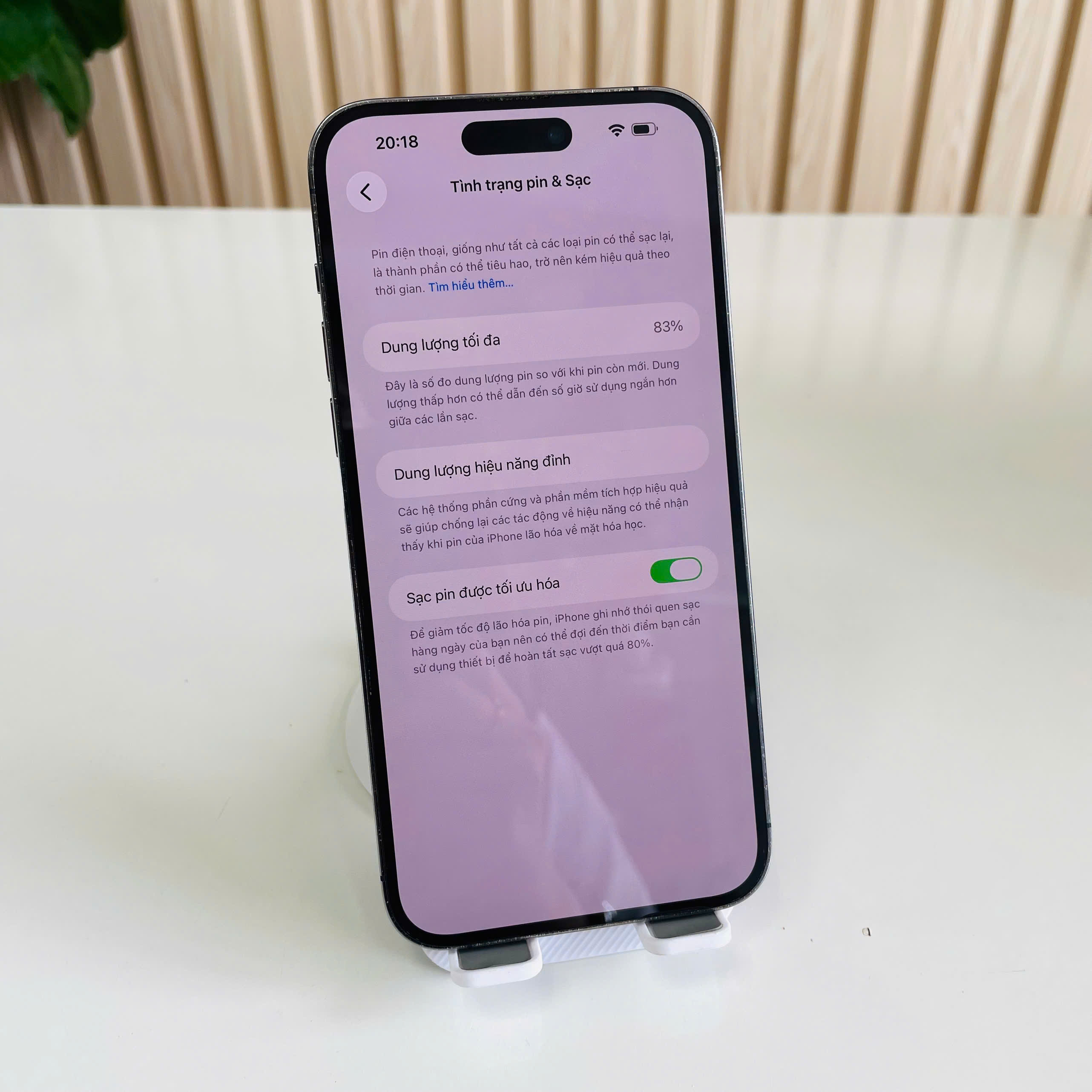 IPhone 14 Pro Max Mỹ 128GB Tím Đẹp 97 Pin 83 Màn Thay Zin, Cam Thay Chính Hãng