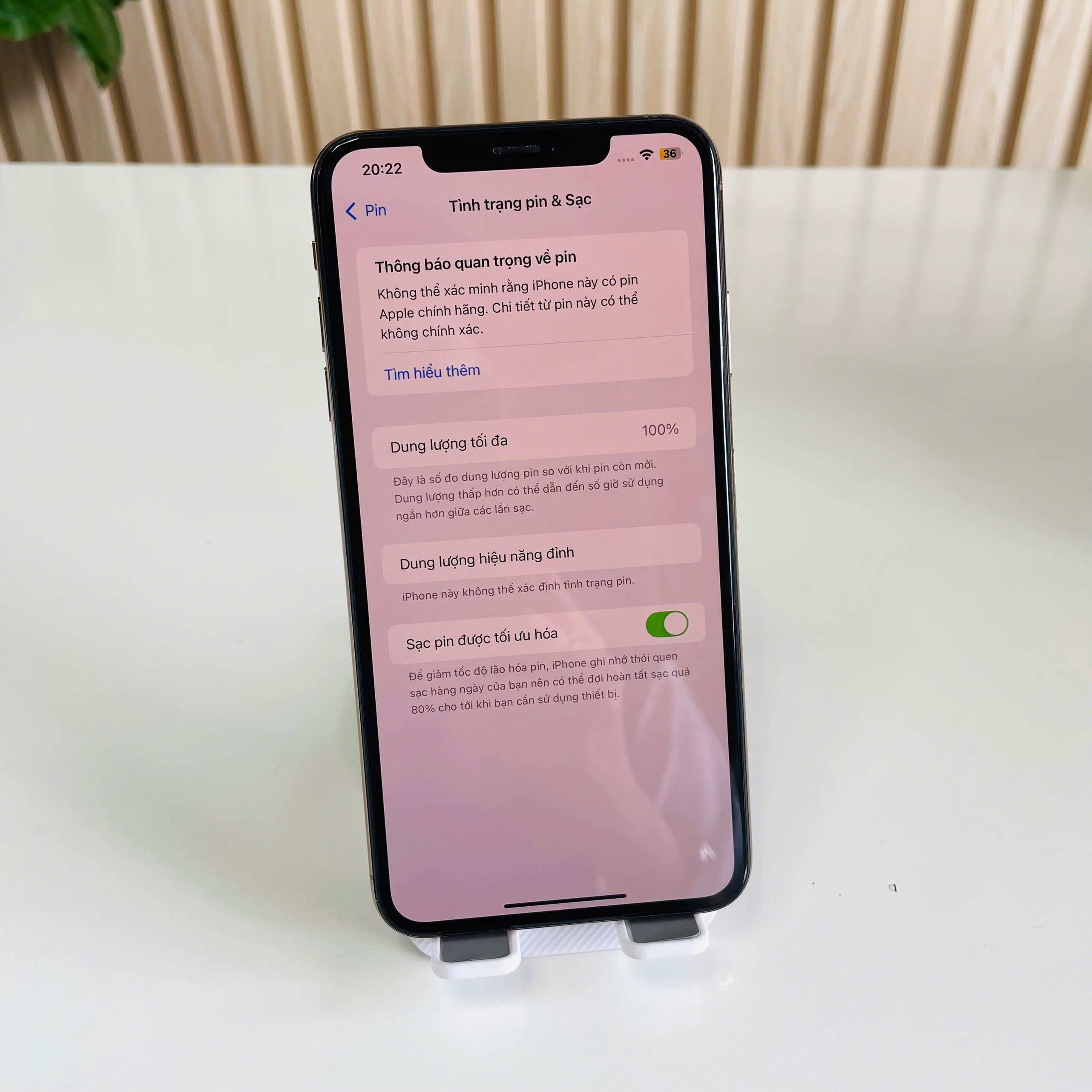 Iphone Xs Max Mỹ 256GB gold Pin 100% PT Đẹp 98%