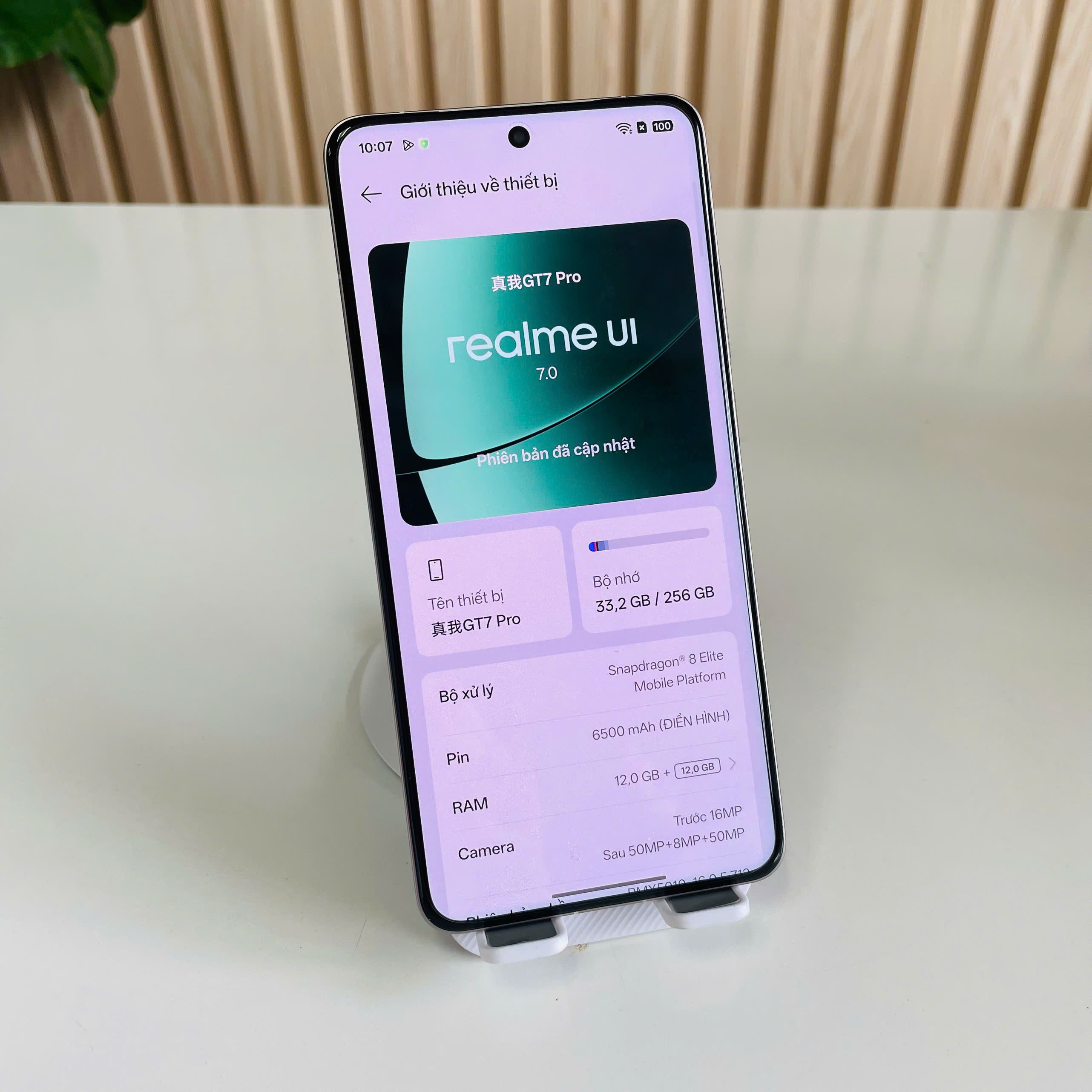 REALME GT 7 PRO titan 12/256 đẹp 98+ pin 95%