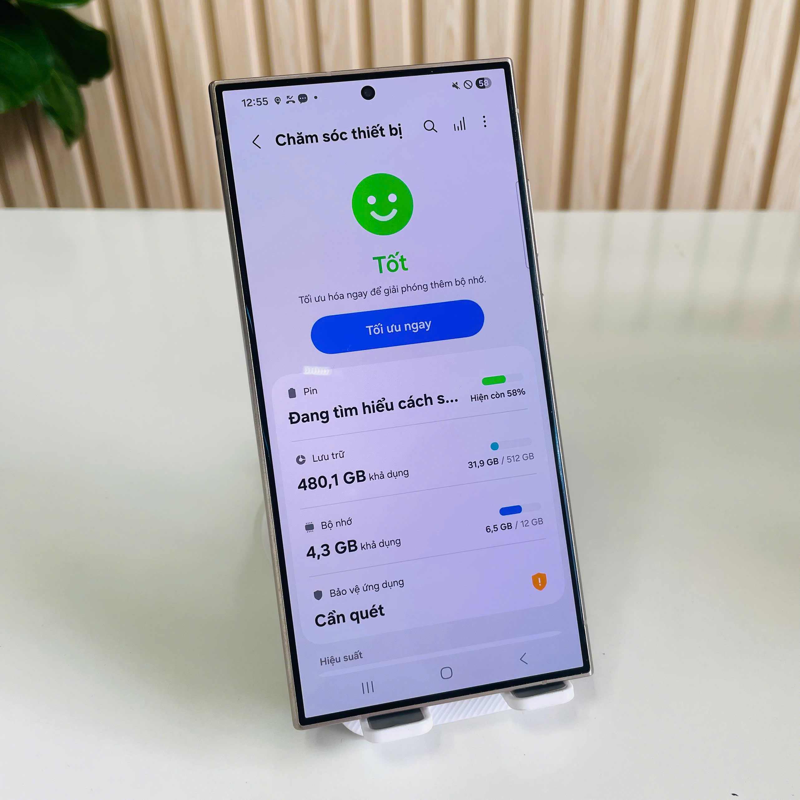 Samsung S24 Ultra Hàn 12/512GB Titan Đẹp 98%