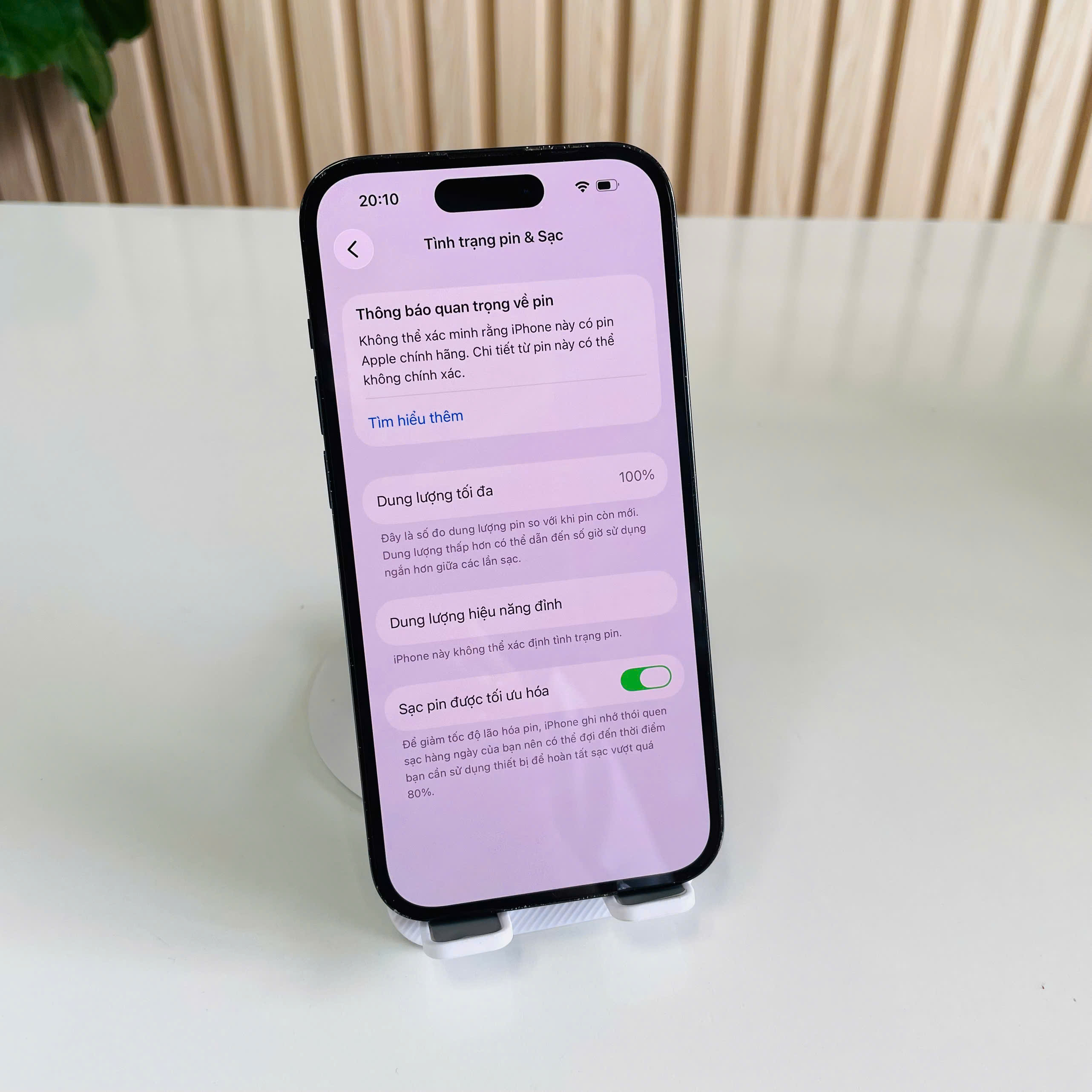 Iphone 14 Pro Mỹ 128GB Đen Pin 100% PT Đẹp 98% màn đánh kính