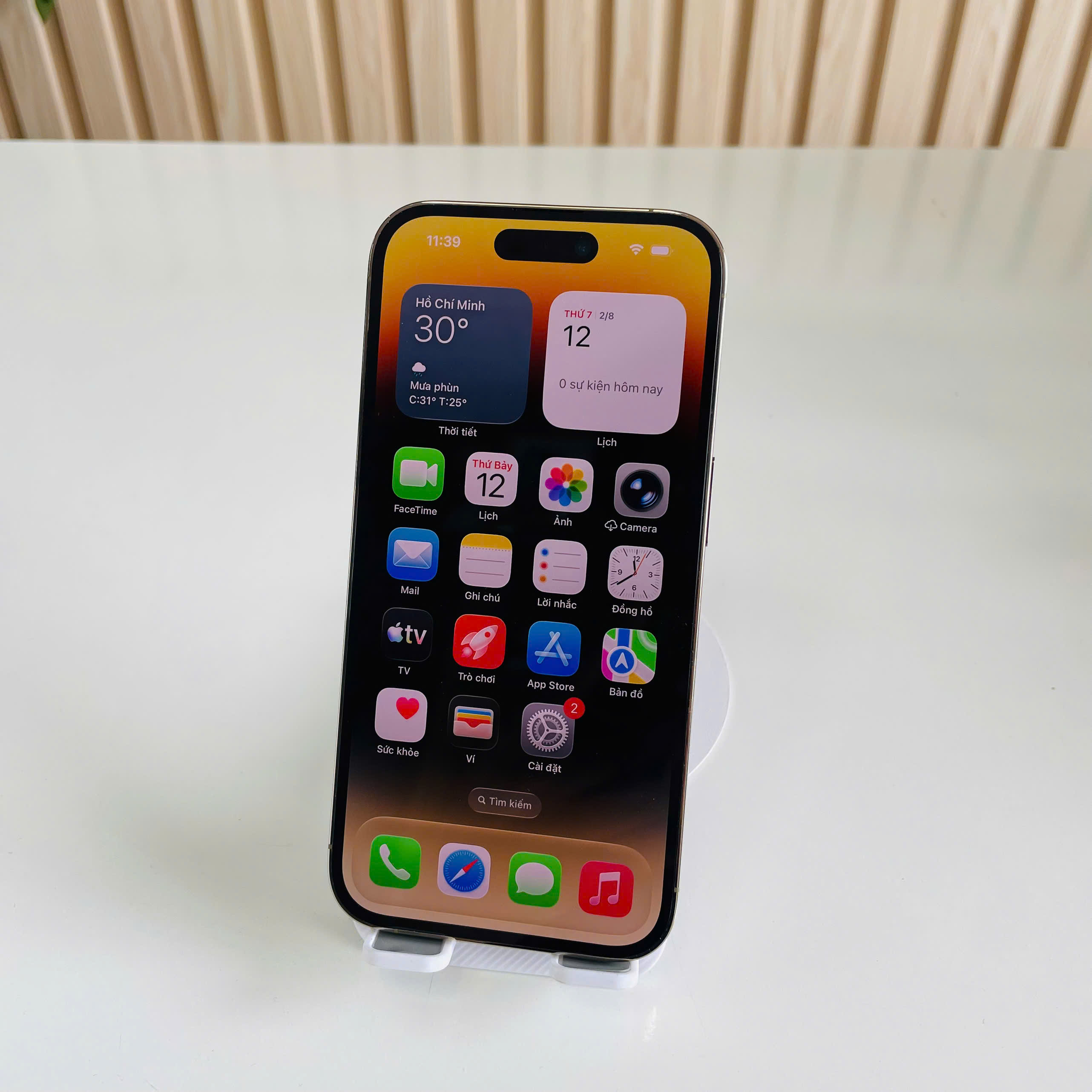 Iphone 14 Pro Mỹ 128GB gold Pin 84% Đẹp 98+