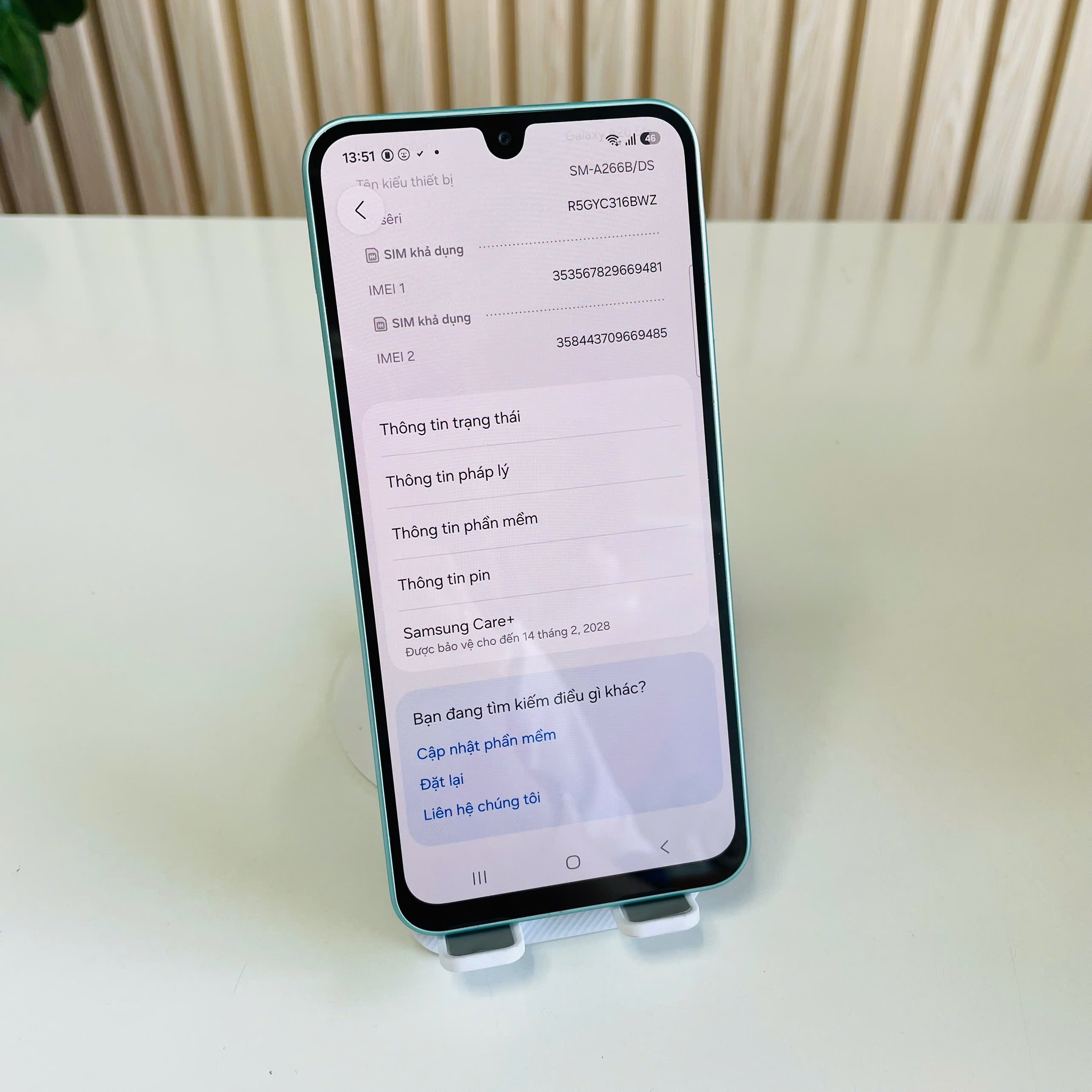 Samsung A26 5G Việt Nam 8/256GB xanh lá Đẹp 99% còn Bảo hành