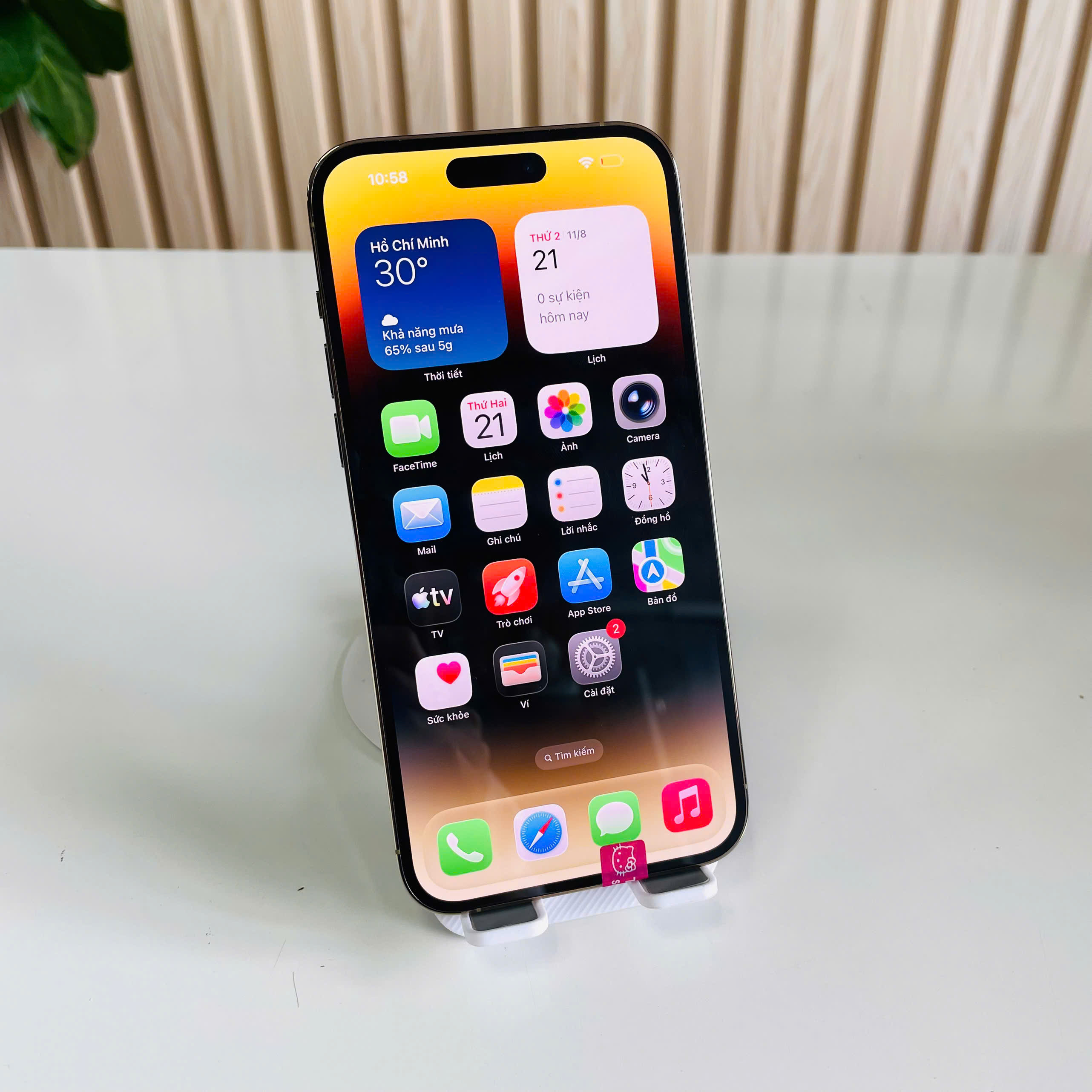 🔥 iPHONE 14 PRO MAX QUỐC TẾ – 256GB | GOLD Pin 85% Đẹp 98%