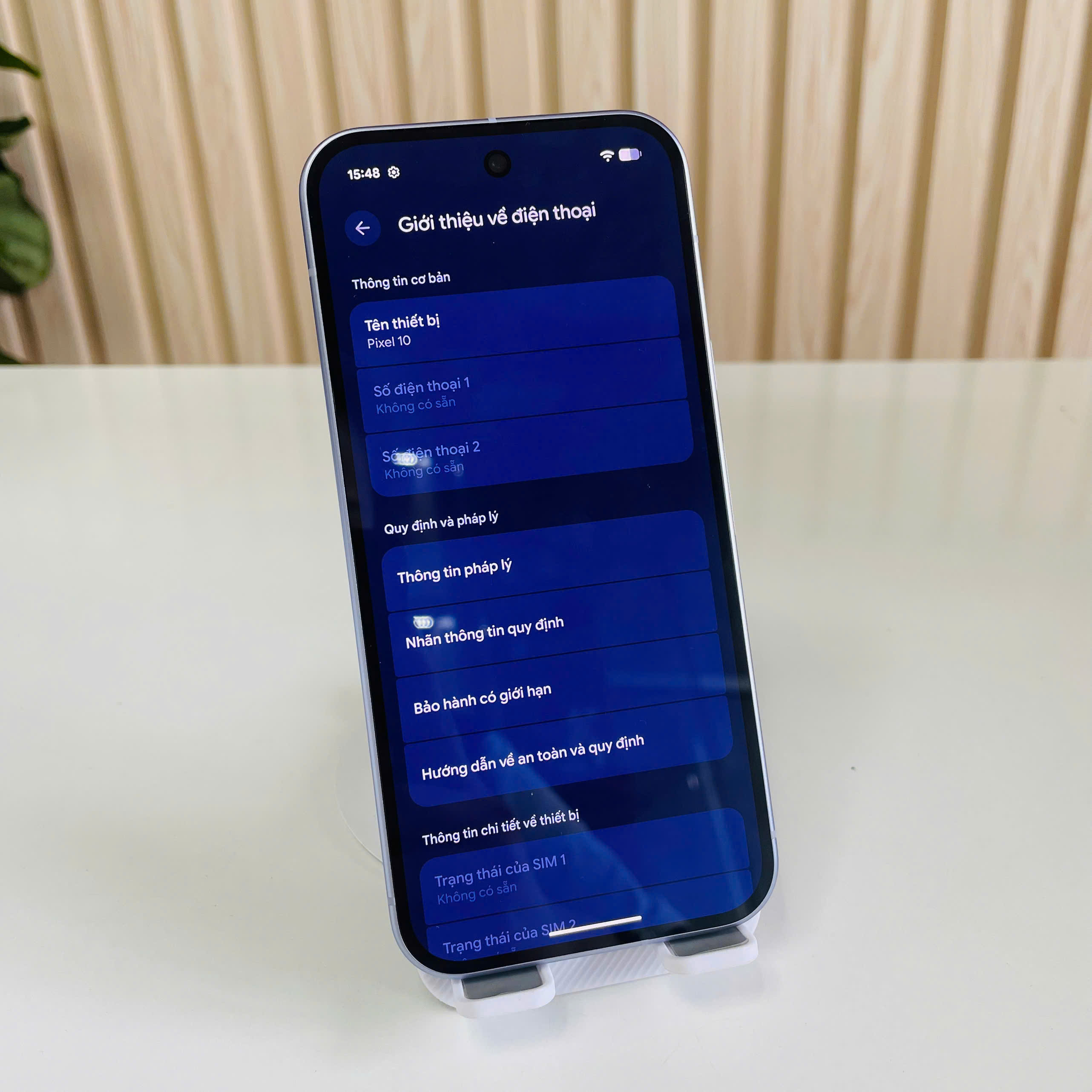 GOOGLE PIXEL 10 QUỐC TẾ – 12GB/128GB Tím PIN 98% Đẹp 98%