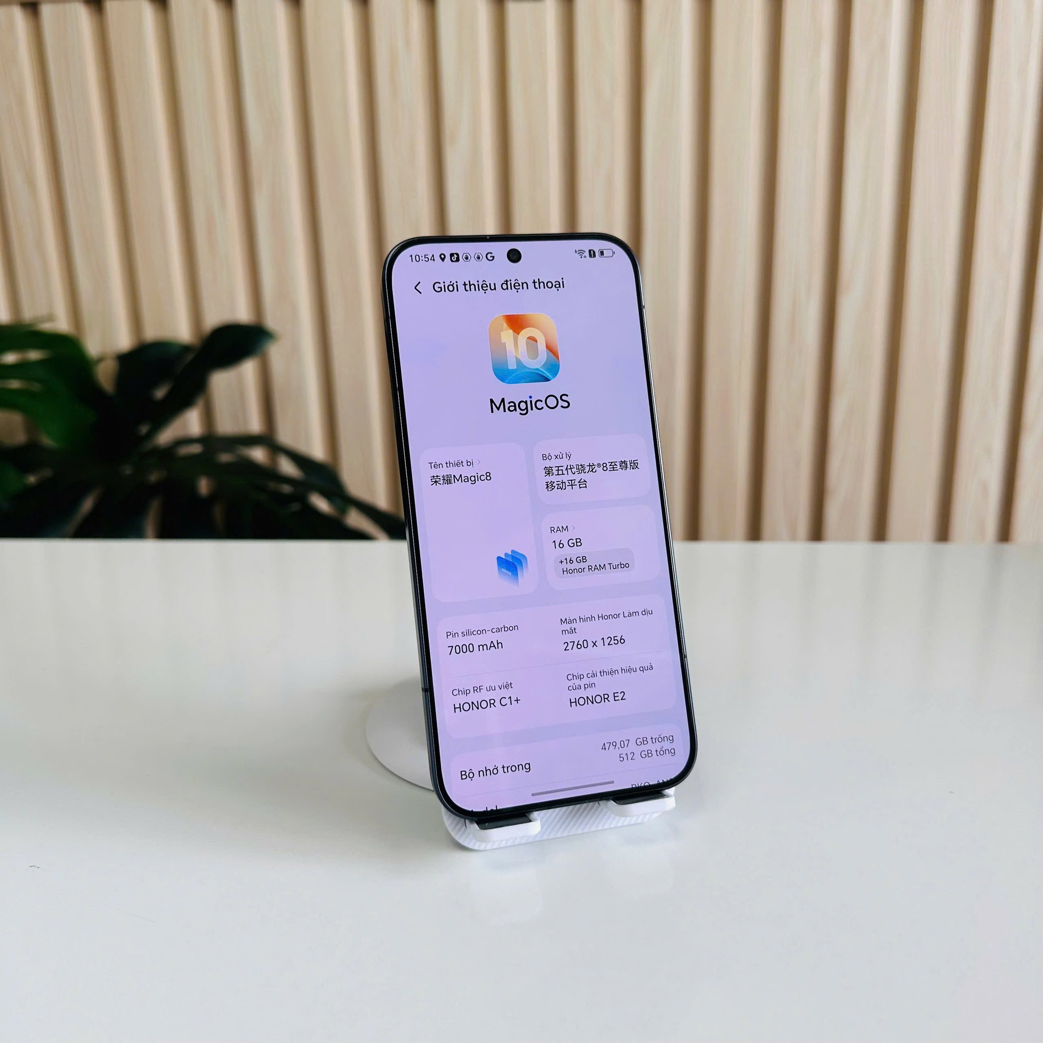 HONOR MAGIC 8 – FLAGSHIP HIỆU NĂNG KHỦNG 16/512GB Màu Đen - Fullbox Đẹp 99%