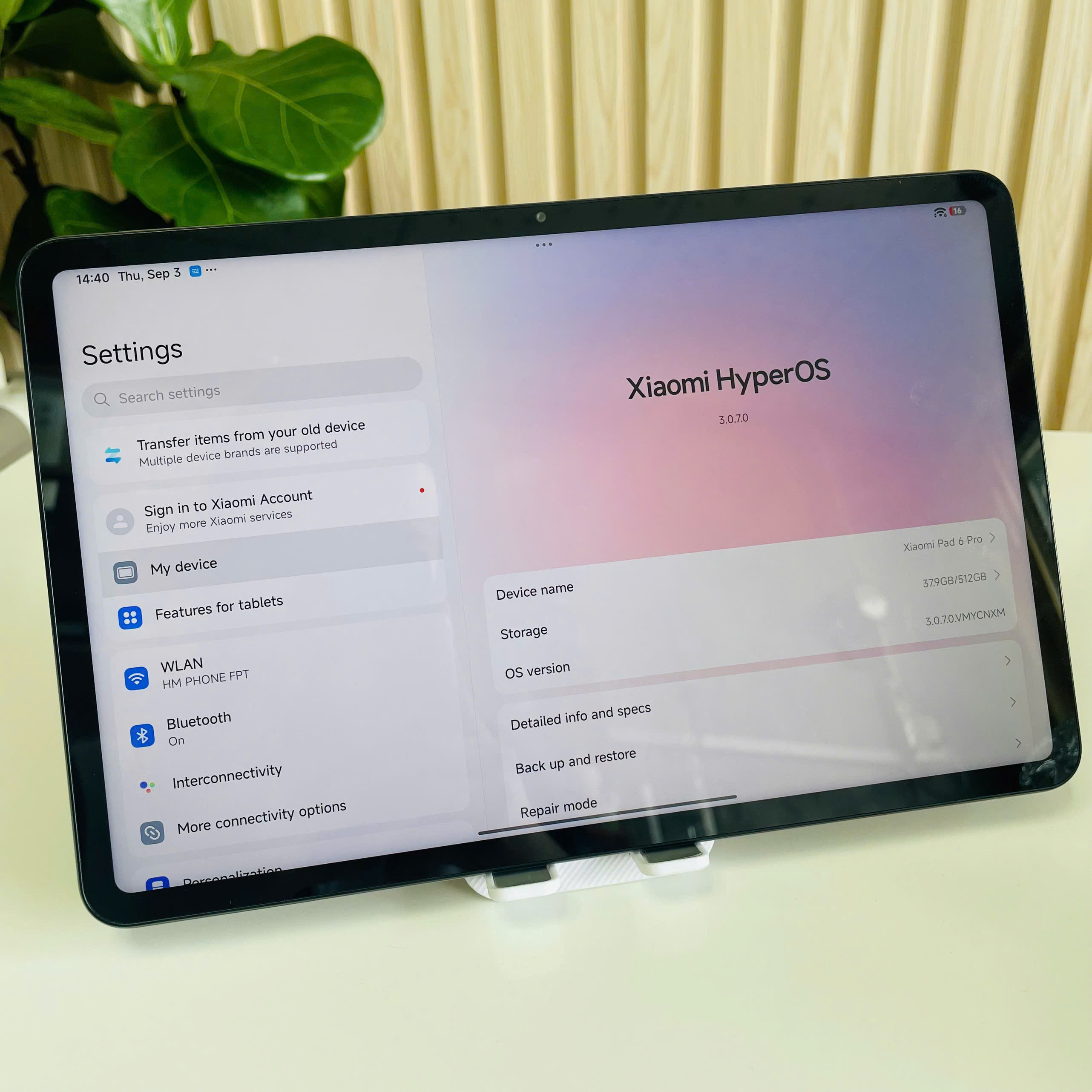 📱 XIAOMI PAD 6 PRO – 12GB|512GB Đen Đẹp 98%