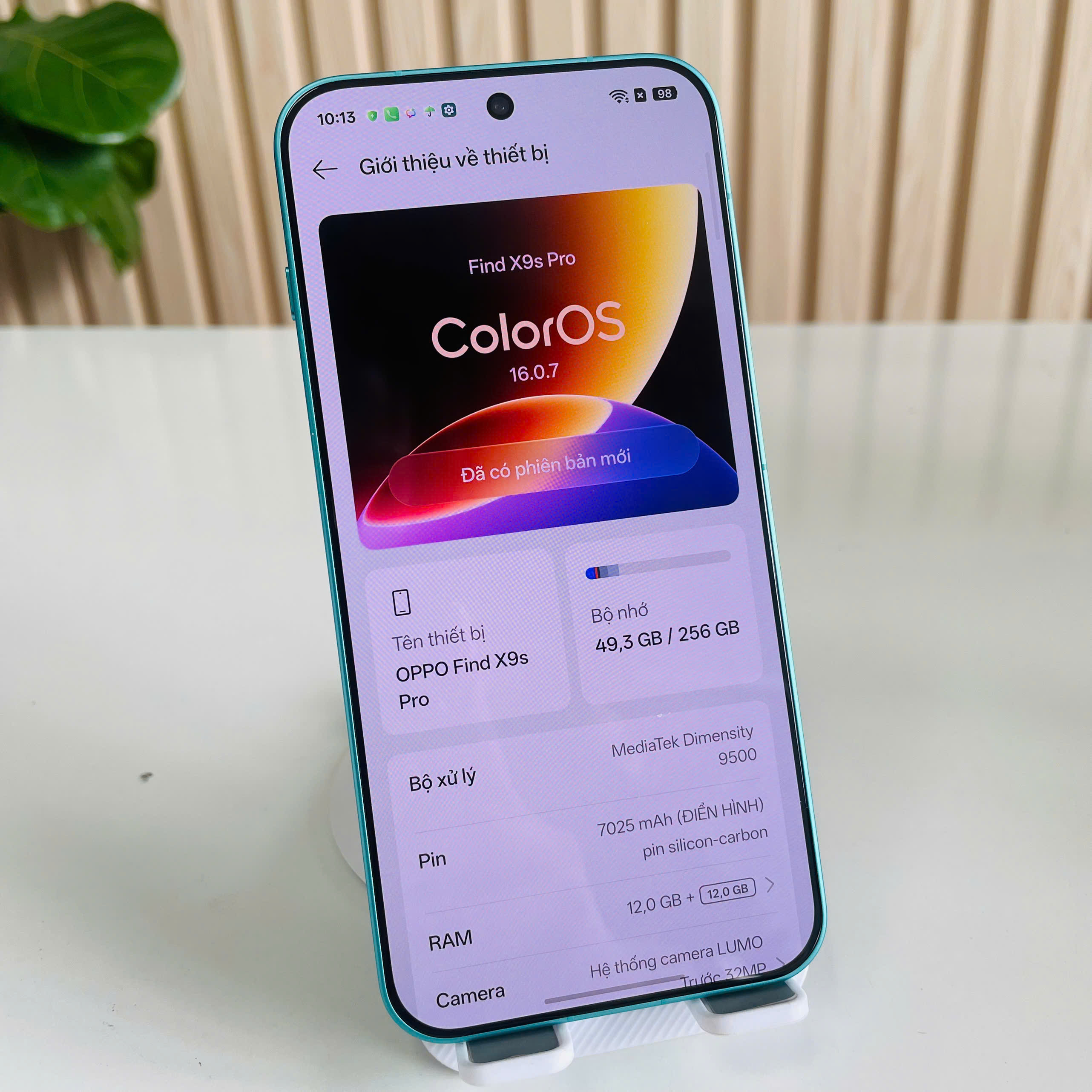 🔥 OPPO FIND X9S PRO LIKE NEW – 12/256GB Xanh Ngọc Đẹp 98+ Pin 100%