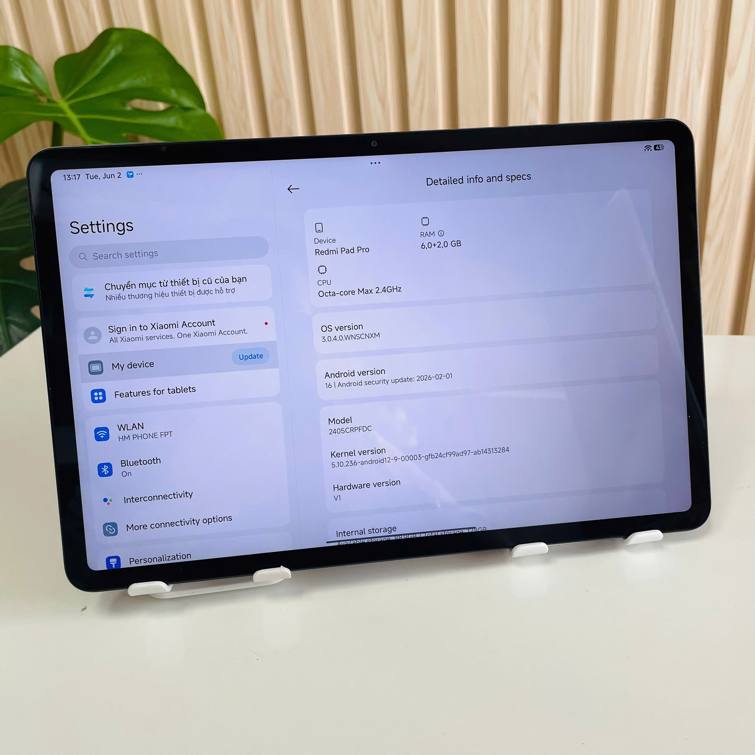 📱 REDMI PAD PRO 6/128GB MÀN HÌNH 12.1 INCH 120HZ, PIN 10.000mAh Fullbox