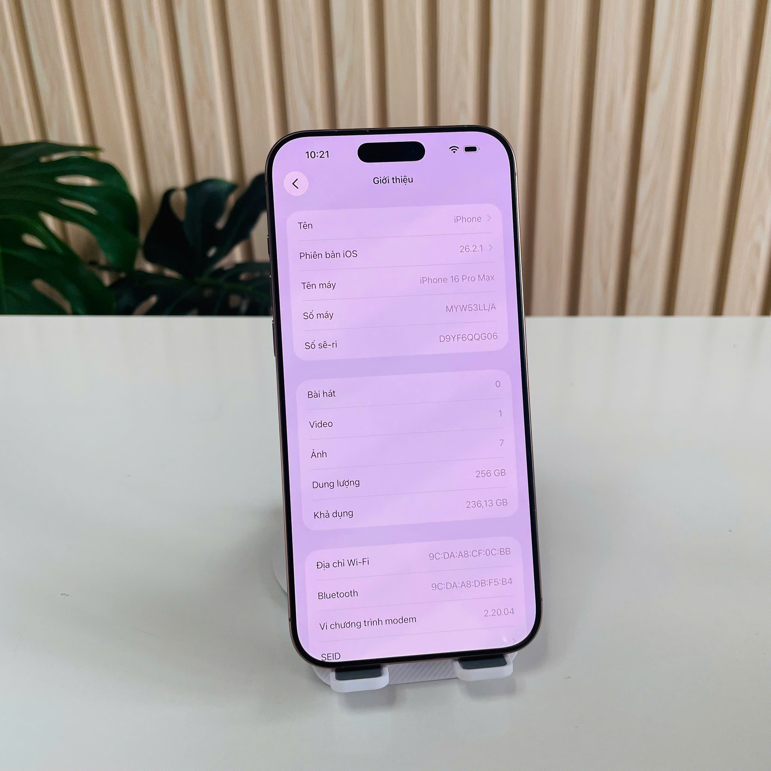 IPHONE 16 PRO MAX QUỐC TẾ 256GB PIN 90 MÀU SA MẠC - NGUYÊN ZIN