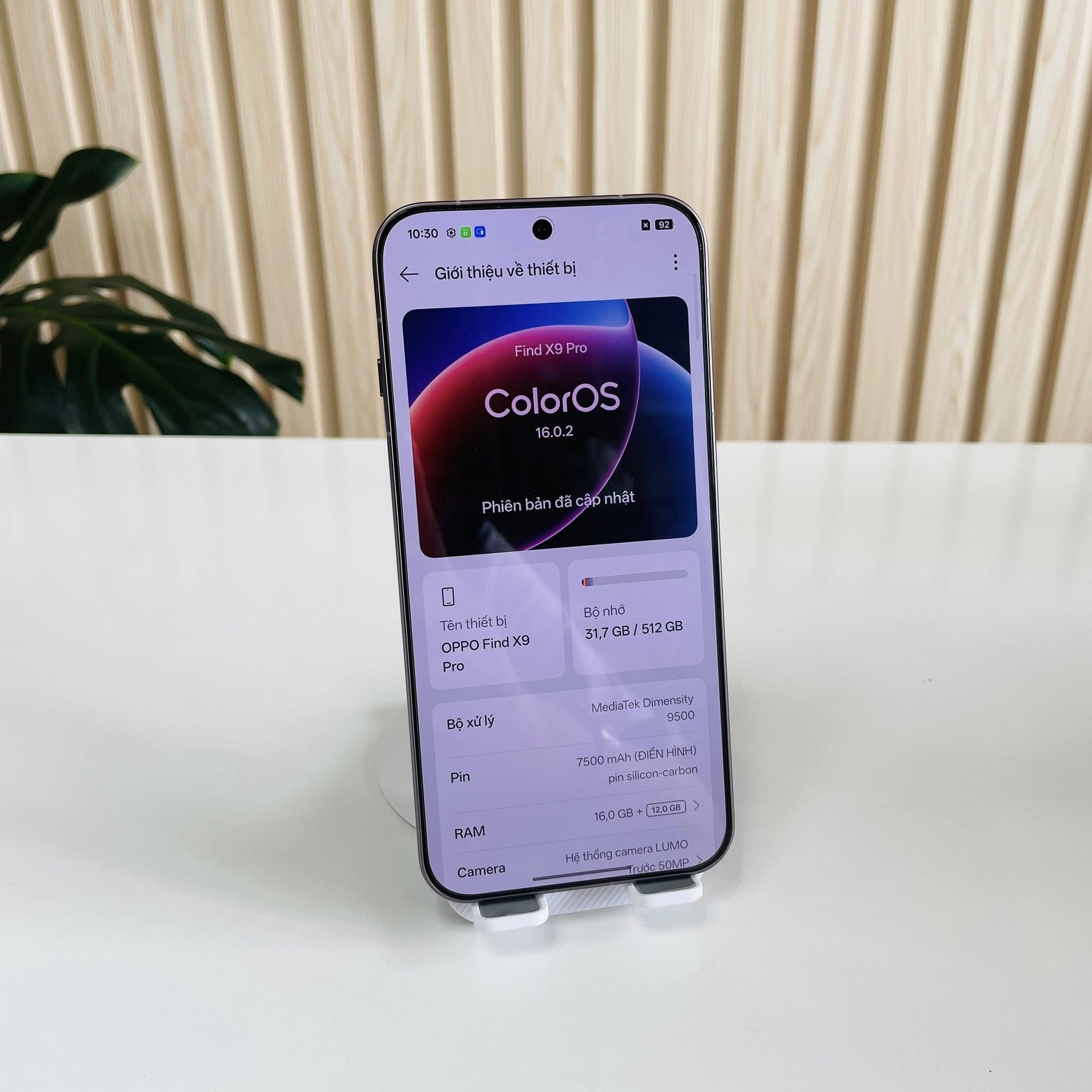 Oppo Find X9 Pro 16/512GB nâu Đẹp 98+ Pin 100% Fullbox