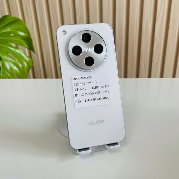 Oppo Find X8 12/256GB Trắng Đẹp 99% Pin 100%