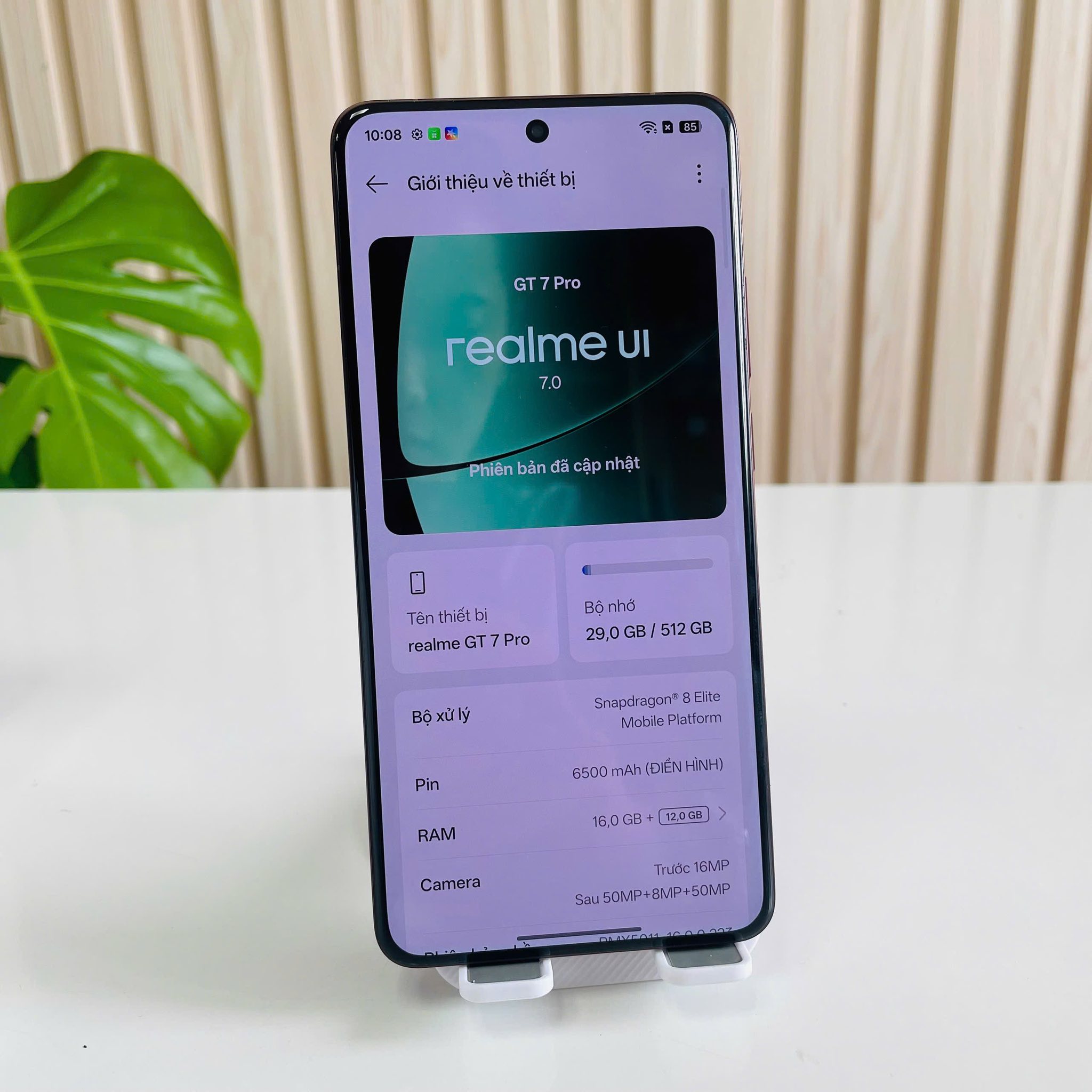 Realme GT 7 Pro up rom 16/512GB cam Đẹp 98+ Pin 100% Fullbox