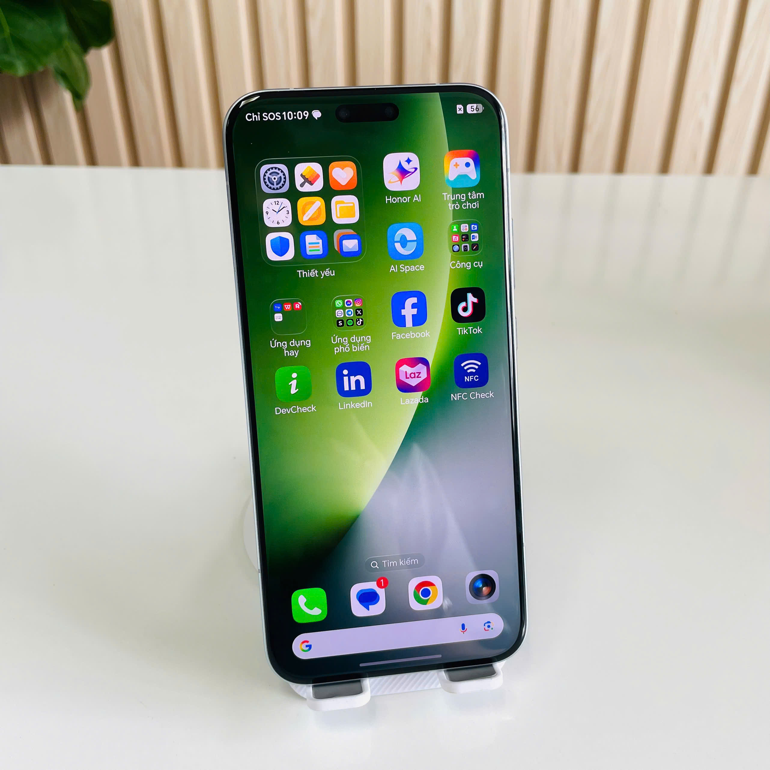 HONOR MAGIC 8 PRO QUỐC TẾ xanh bạc 12/512GB đẹp 98+
