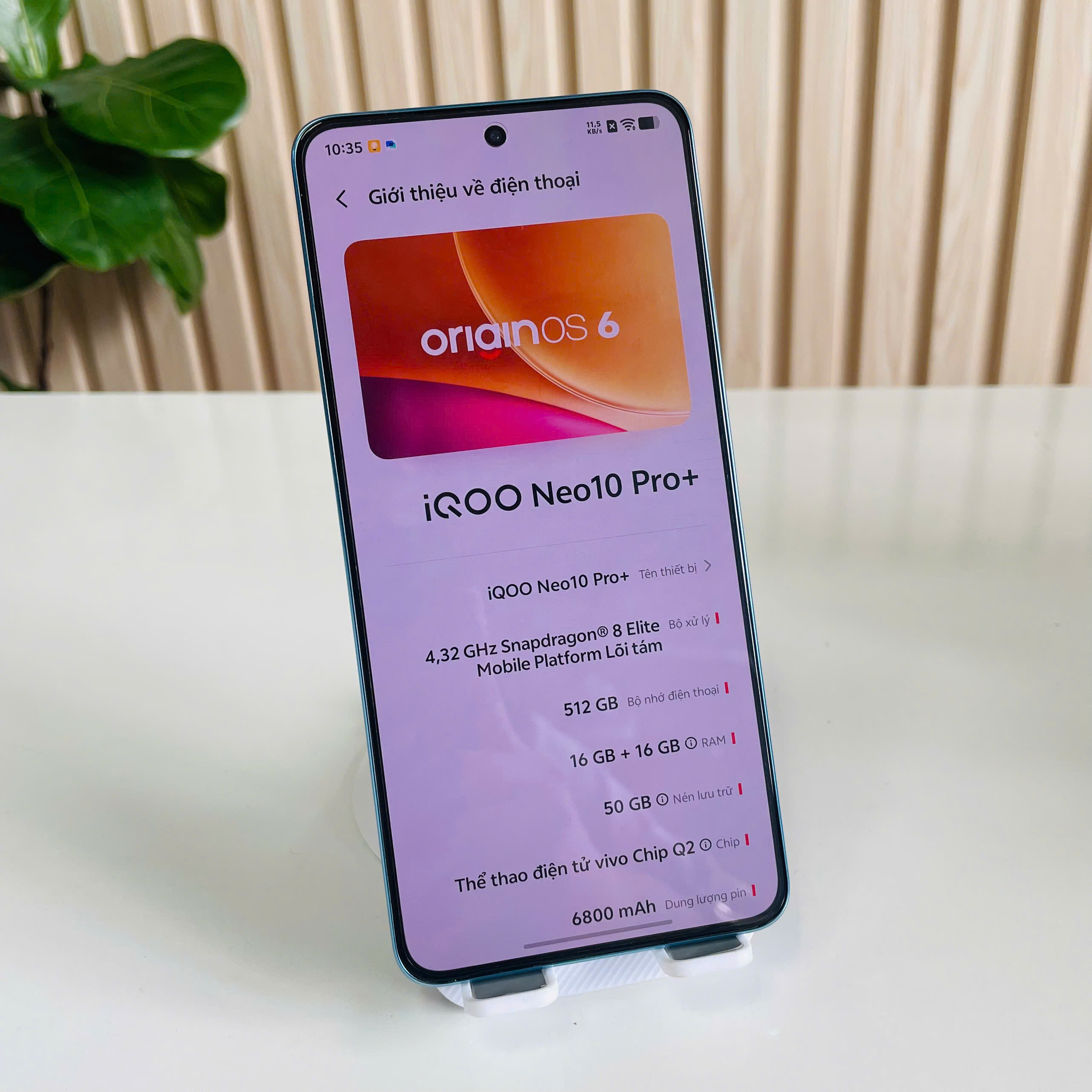 🔥 IQOO NEO 10 PRO PLUS – 16/512GB Xanh Dương Pin 95% Đẹp 98%