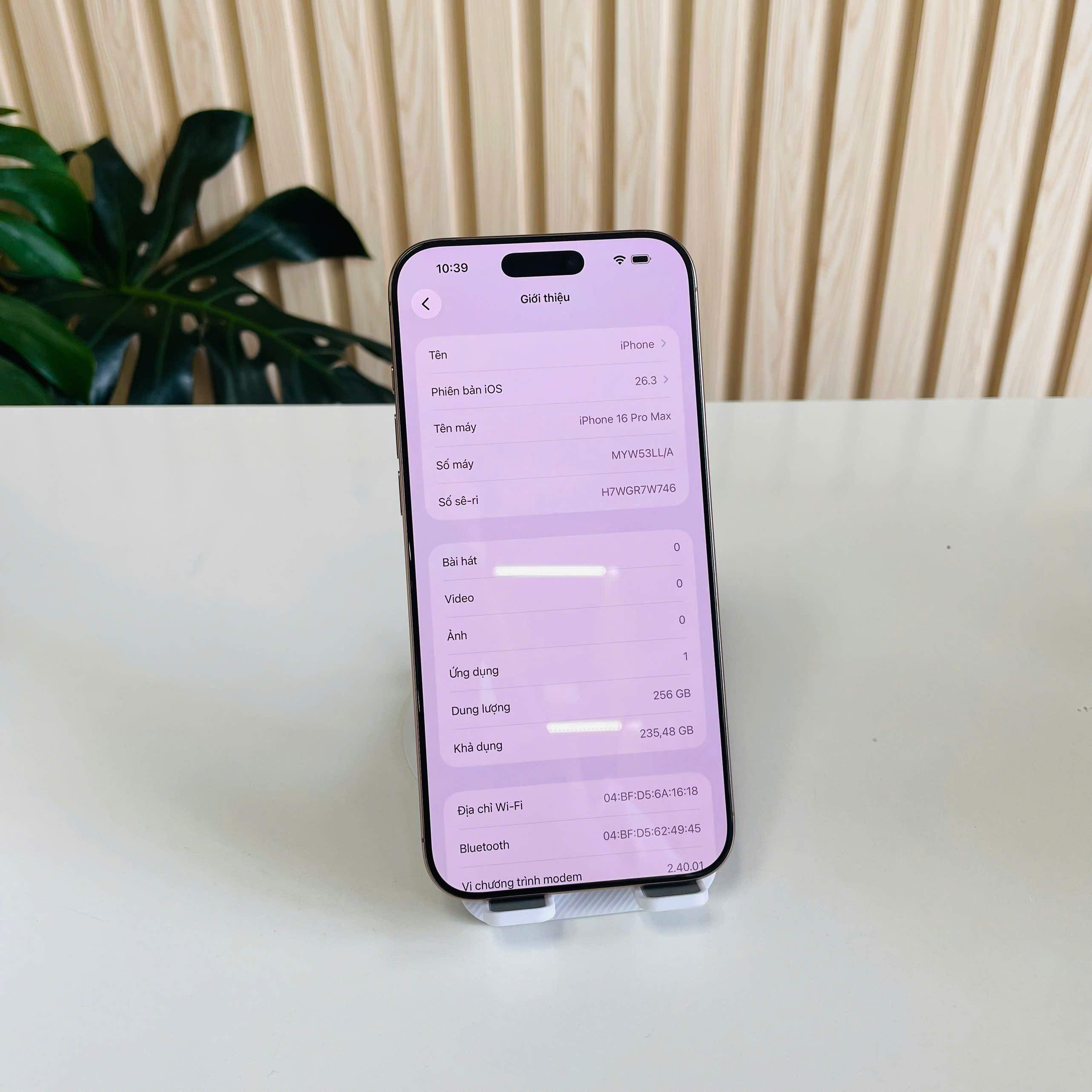 📱 iPhone 16 Pro Max Quốc Tế – 256GB | Pin 99% Màu Sa Mạc Đẹp 98+ Kèm Sạc 30W