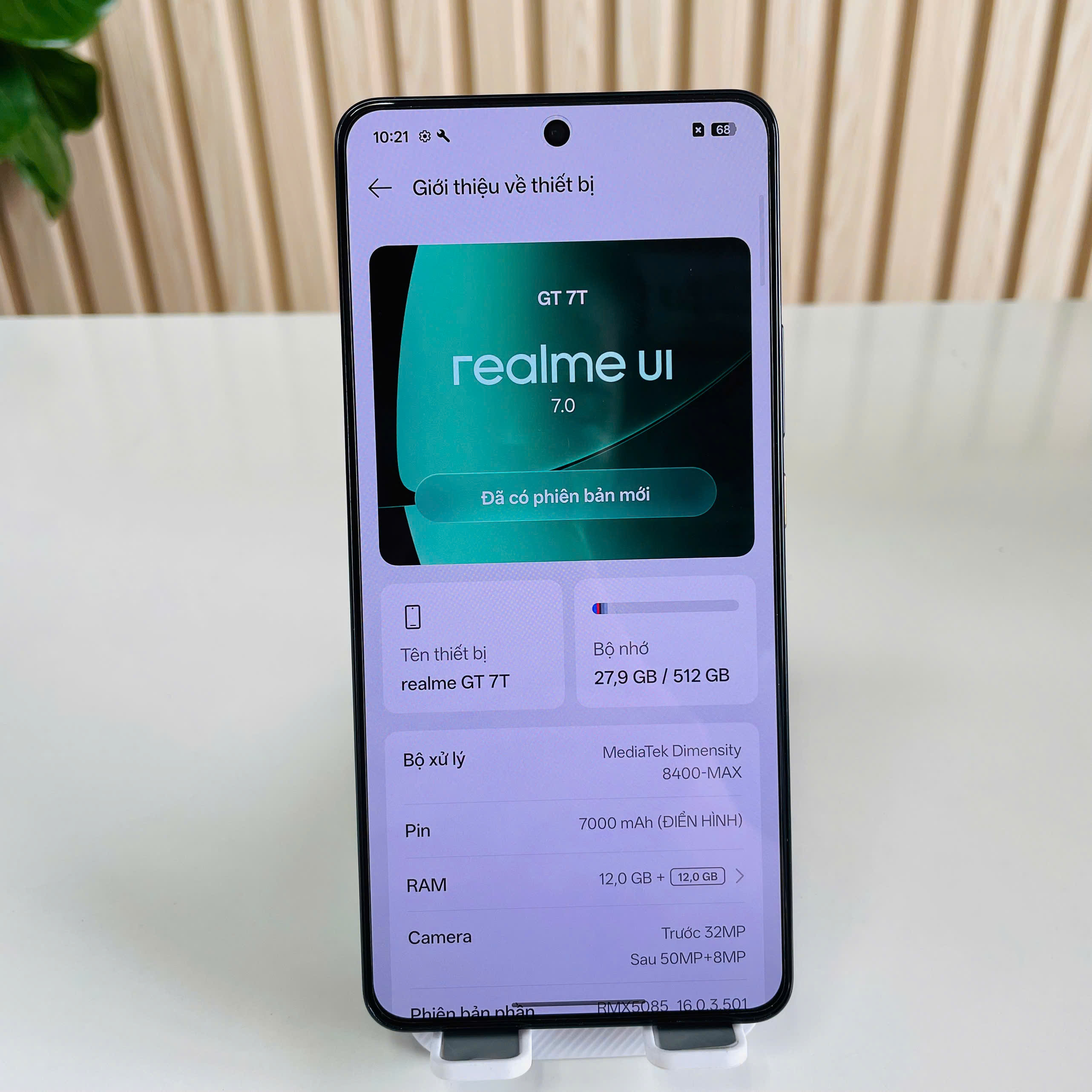 🔥 REALME GT 7T QUỐC TẾ LIKE NEW - 12/512GB Đen Đẹp 99% Pin 100%