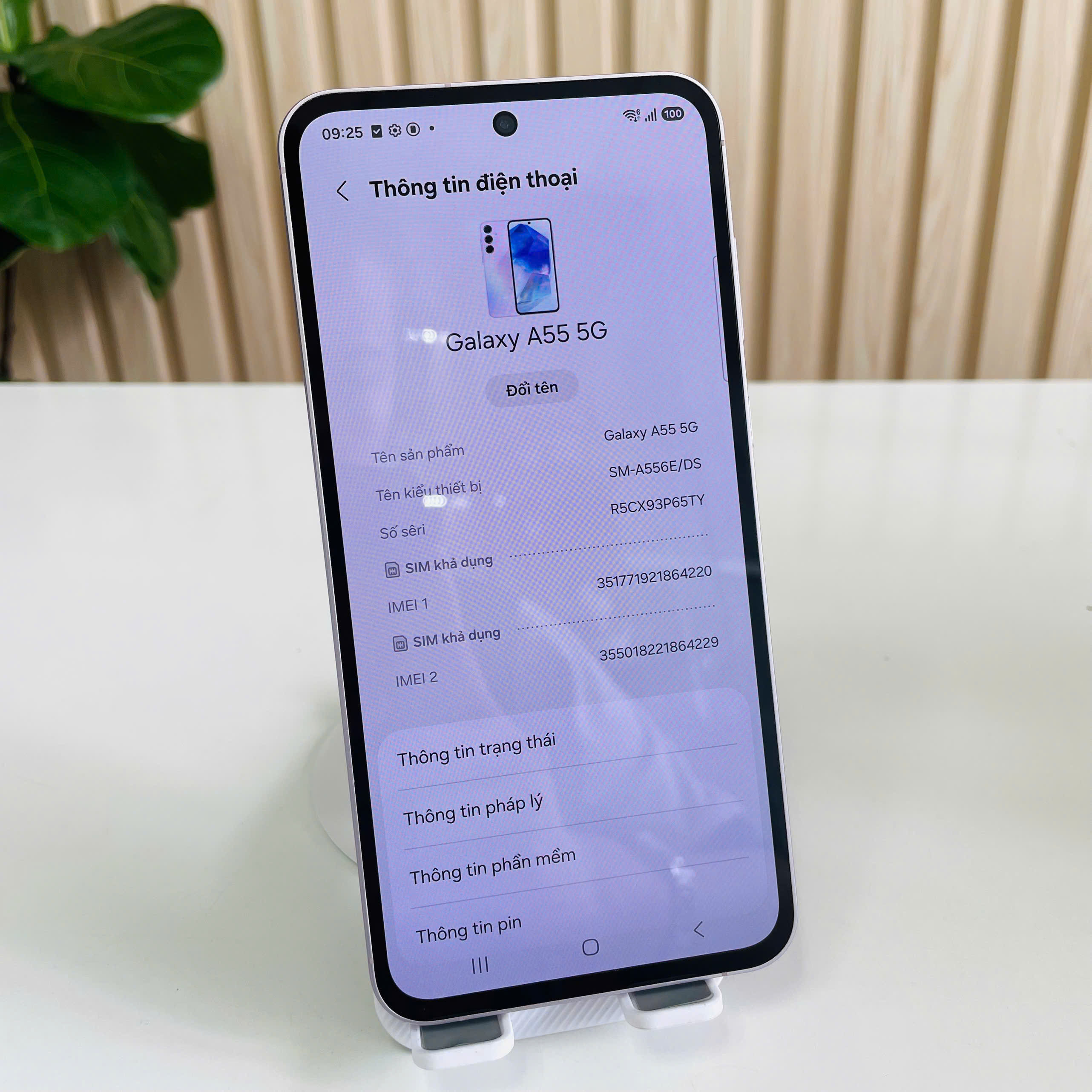 🔥 SAMSUNG GALAXY A55 5G VN HỒNG - 8/256GB- ĐẸP 98%