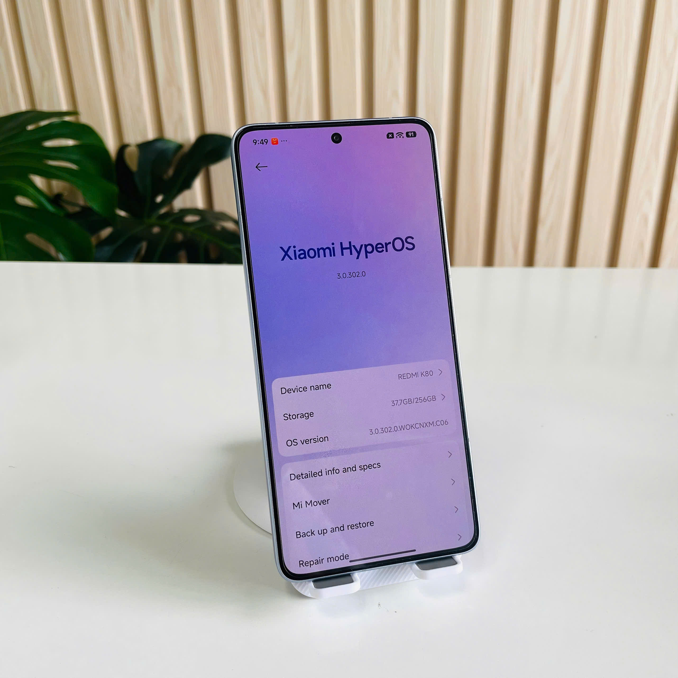 📱 REDMI K80 5G – HIỆU NĂNG MẠNH 16/256GB Màu Xanh Trắng Đẹp 99% Kèm Sạc 90W