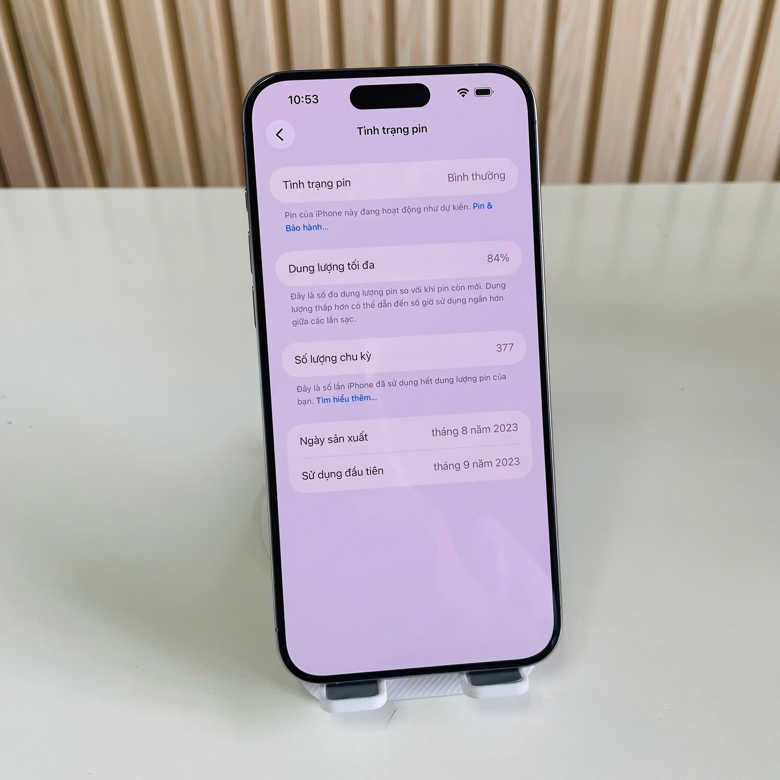 🔥 IPHONE 15 PRO MAX QUỐC TẾ | 512GB | PIN 84% 🔥Đẹp 98% Nguyên Zin Kèm Sạc 30W