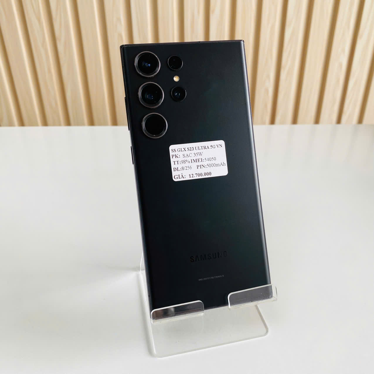 📱 Samsung Galaxy S23 Ultra 5G 8GB / 256GB Đen sang trọng Đẹp 98% - Kèm Sạc 35W