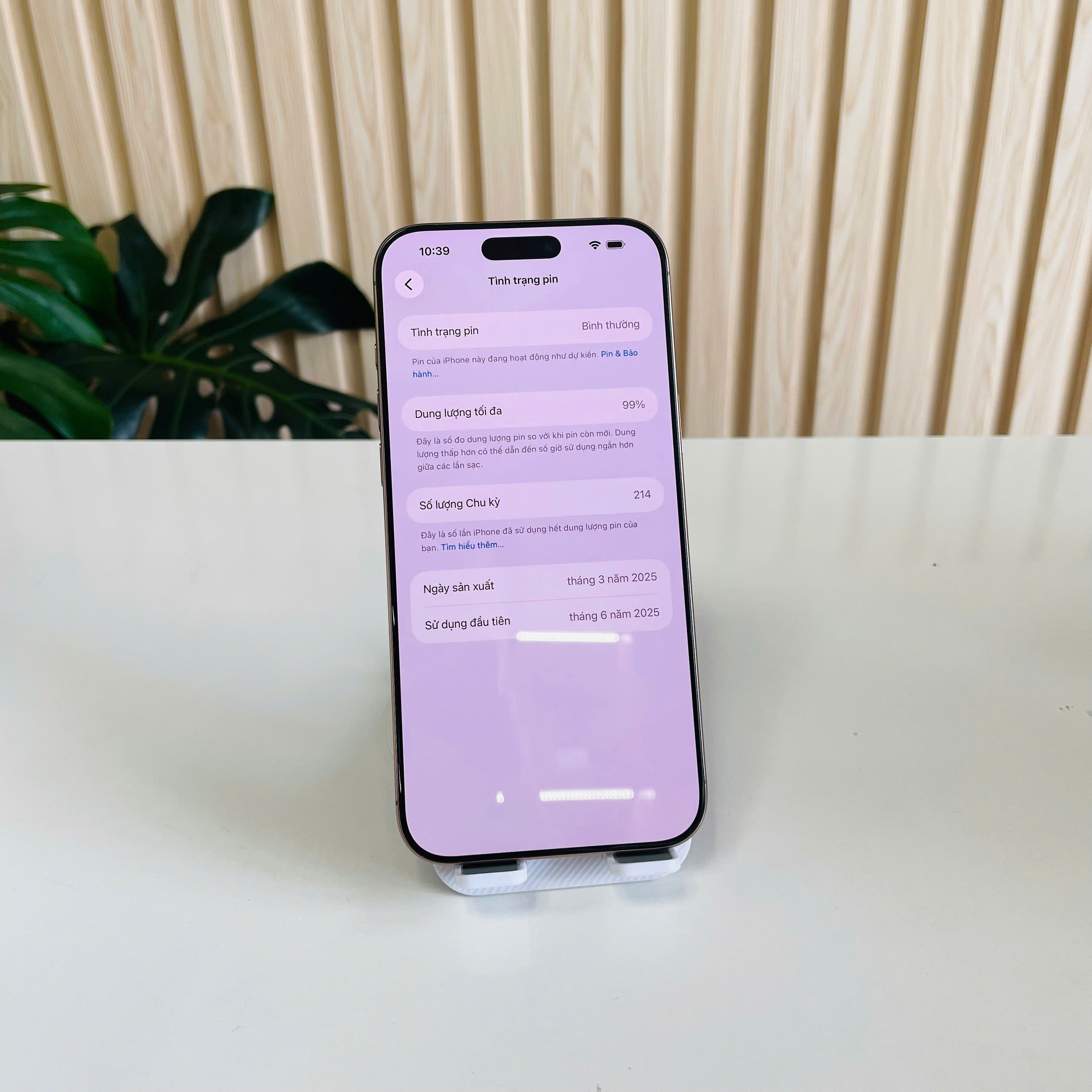 📱 iPhone 16 Pro Max Quốc Tế – 256GB | Pin 99% Màu Sa Mạc Đẹp 98+ Kèm Sạc 30W