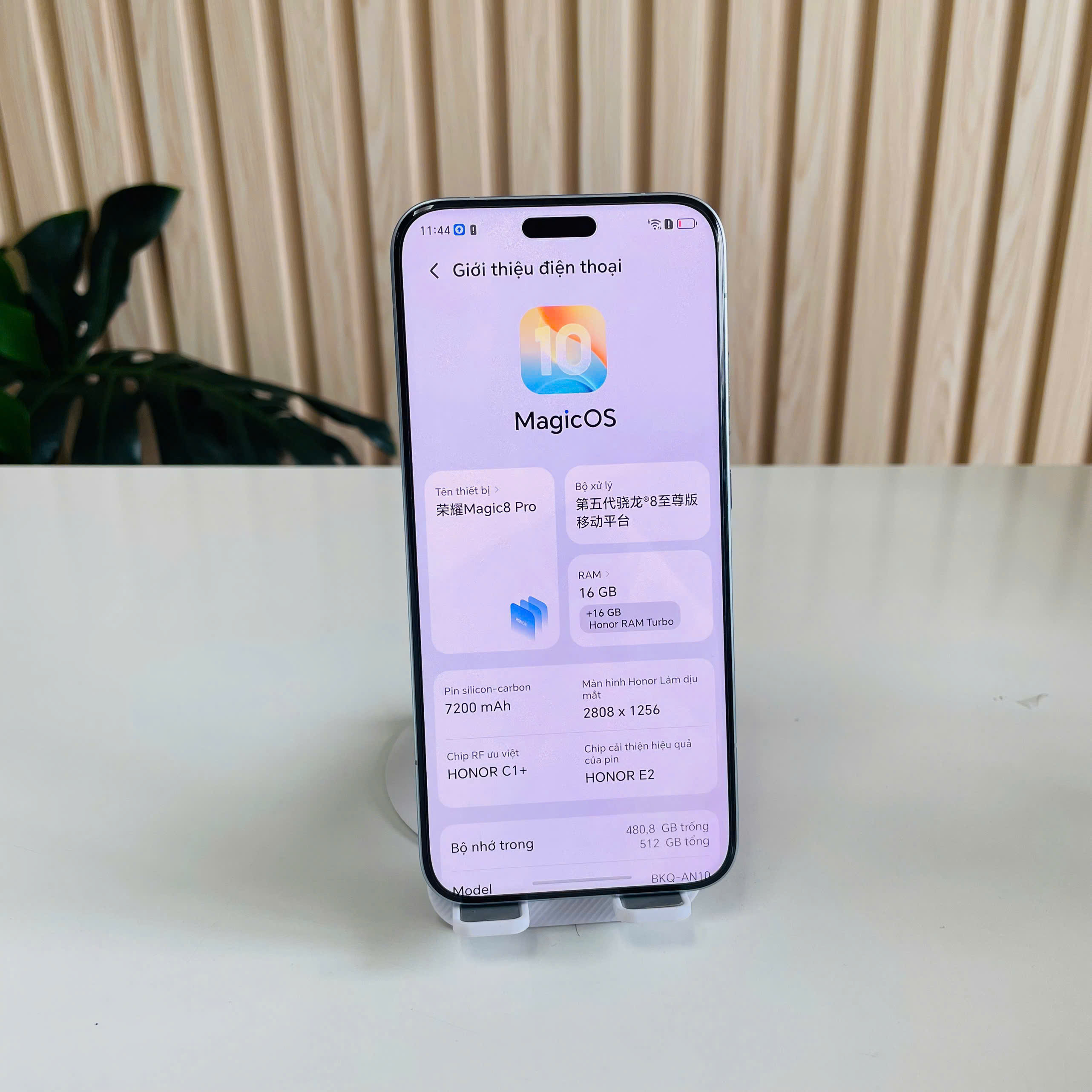 HONOR MAGIC 8 PRO Fullbox 16/512GB Pin 100% Đẹp 99% Màu Bạc FLAGSHIP CAO CẤP