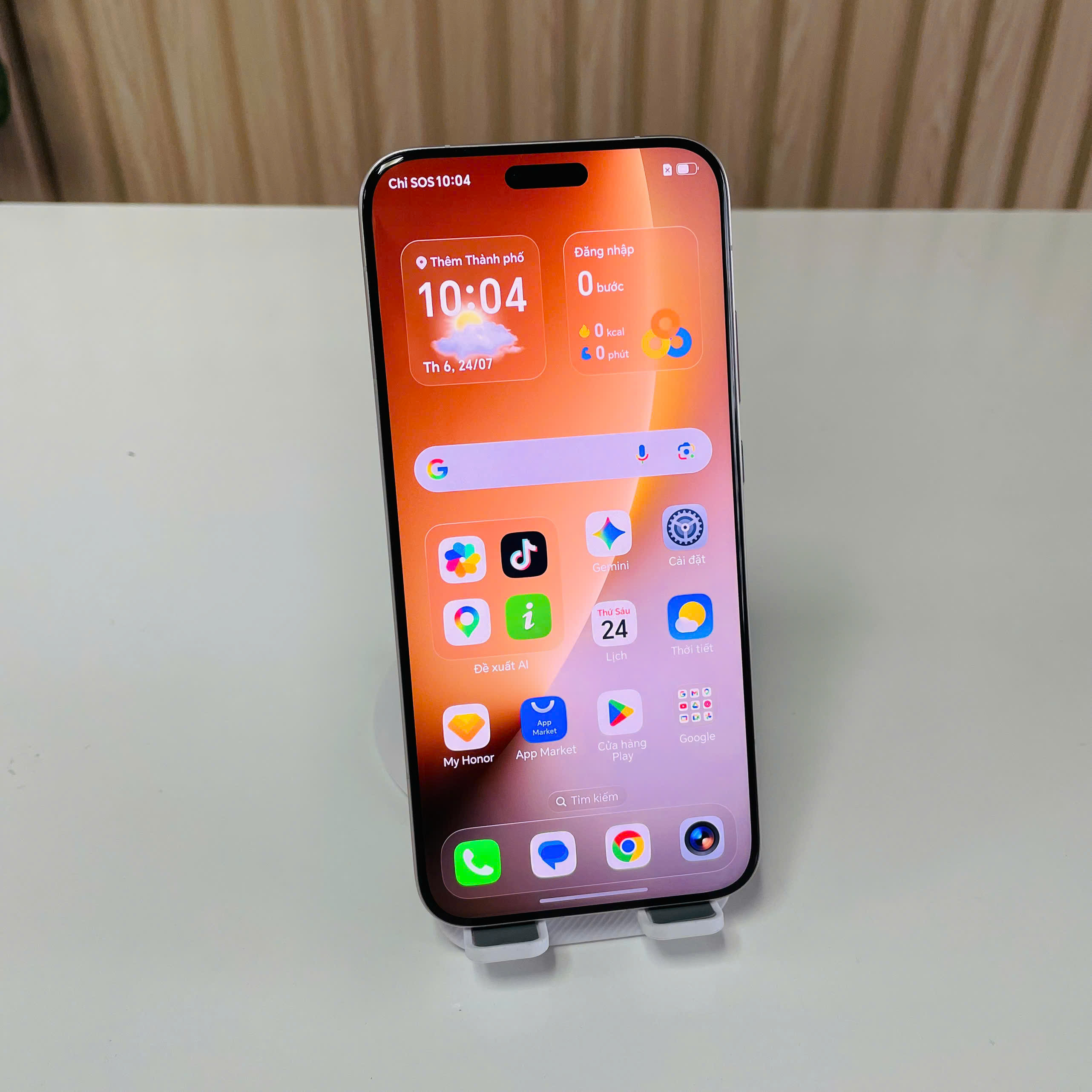 HONOR MAGIC 8 PRO QUỐC TẾ 16/1T Màu Gold Đẹp 99% Kèm Sạc 30W