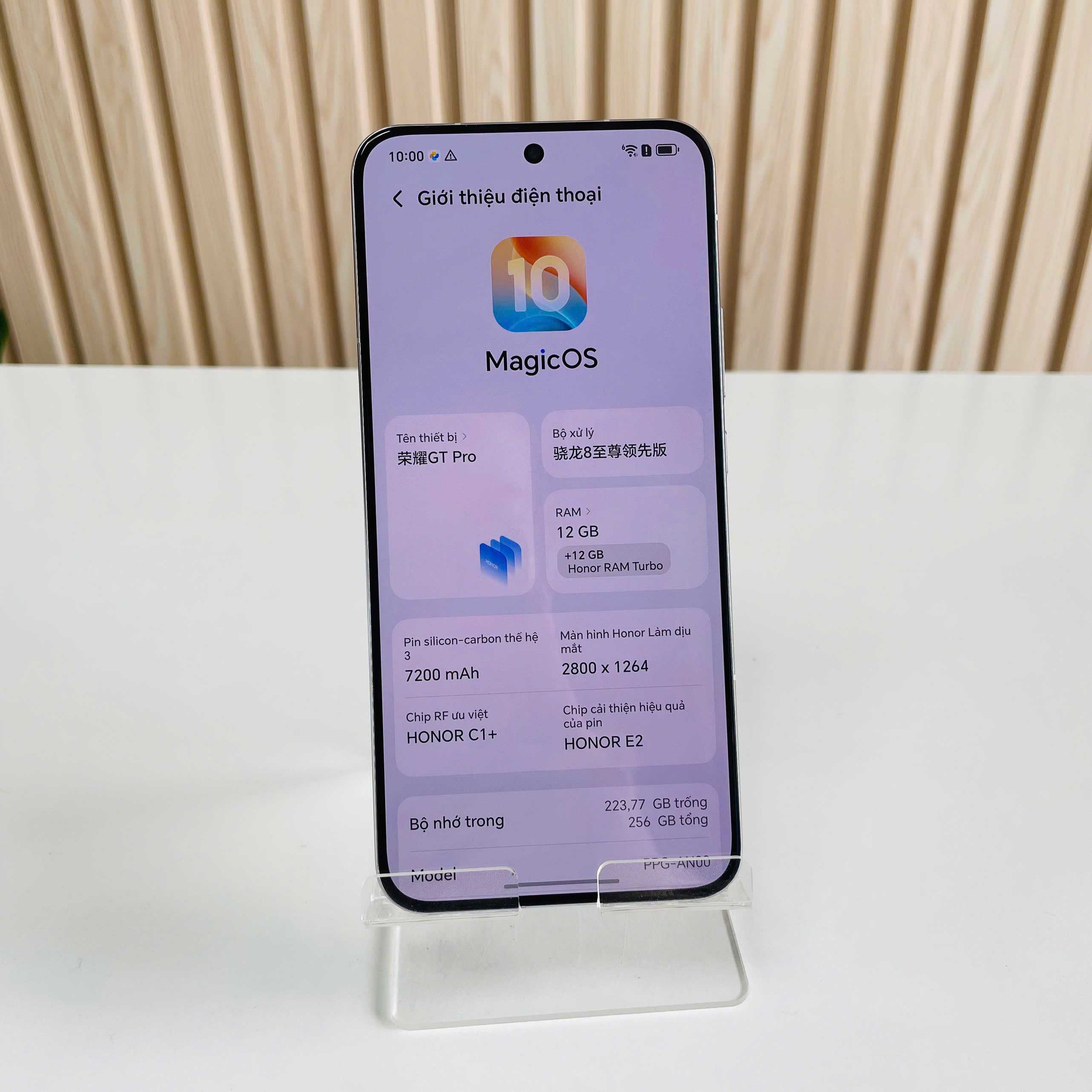 📱 Honor GT Pro – RAM 12GB | ROM 256GB  Màu Trắng - Đẹp 98+ Nguyên Zin