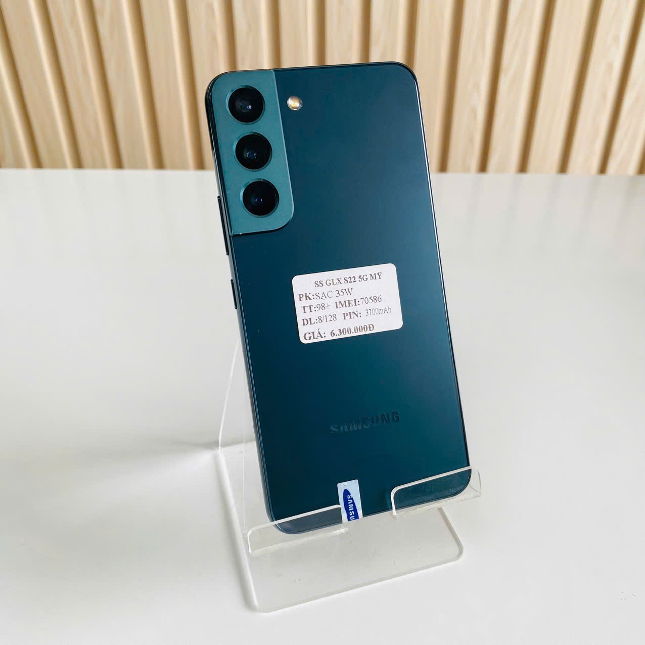 📱 Samsung Galaxy S22 5G 8/128GB Màu Xanh Lá - Kèm Sạc 30W Đẹp 99%