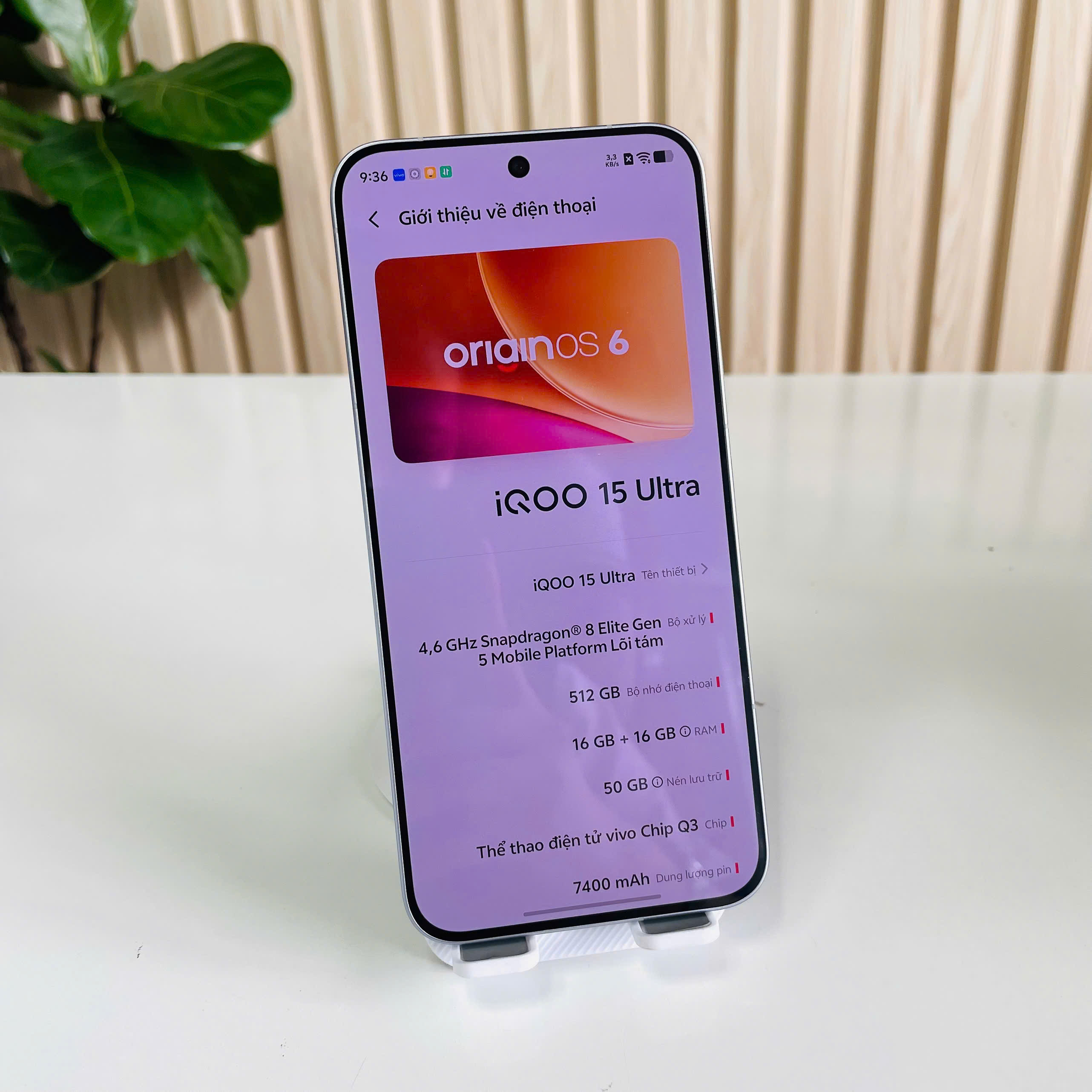 iQOO 15 ULTRA xám bạc 16/512GB đẹp 98+ pin 100%