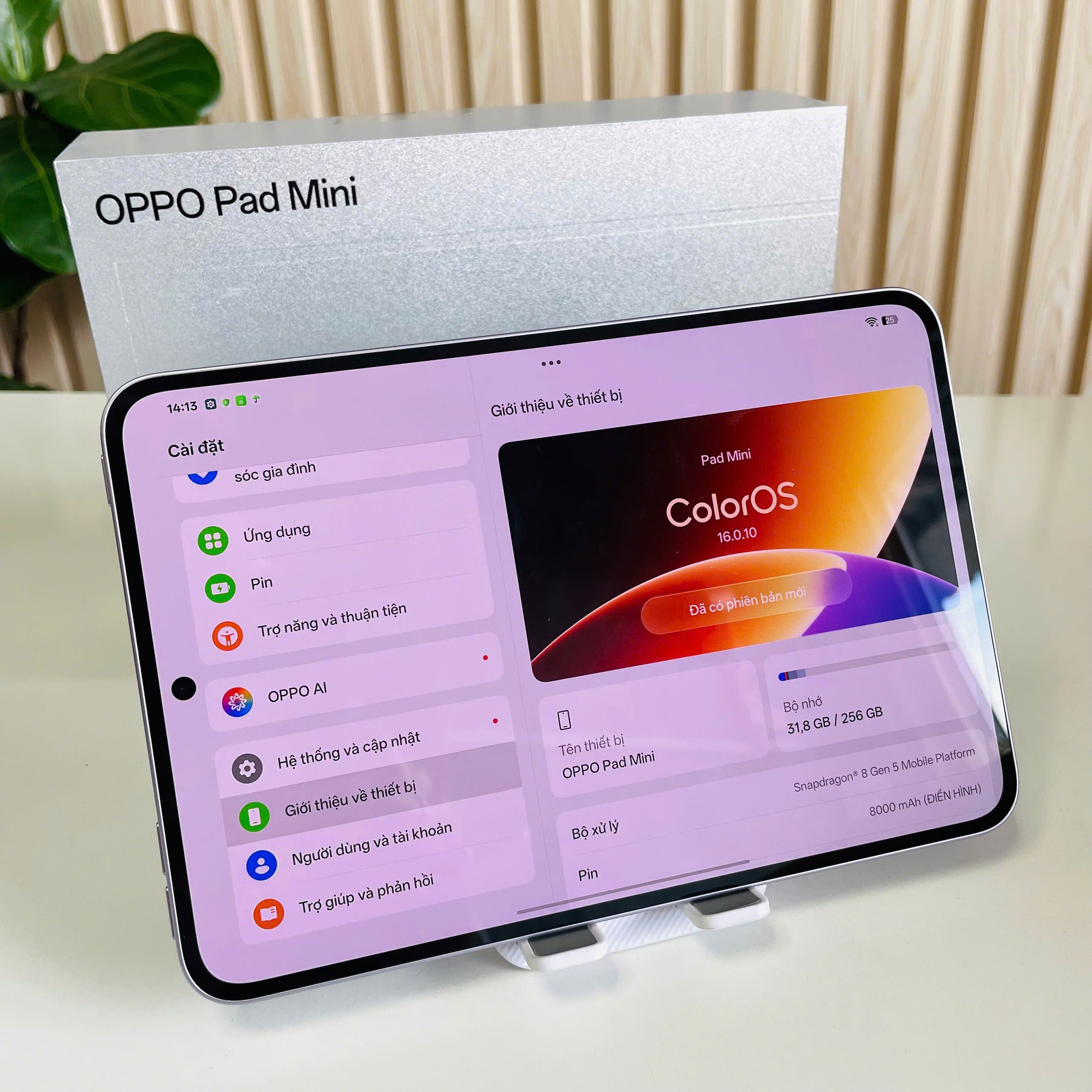 🔥 OPPO PAD MINI – 12GB/256GB Tím Đẹp 99% Còn Bảo Hành