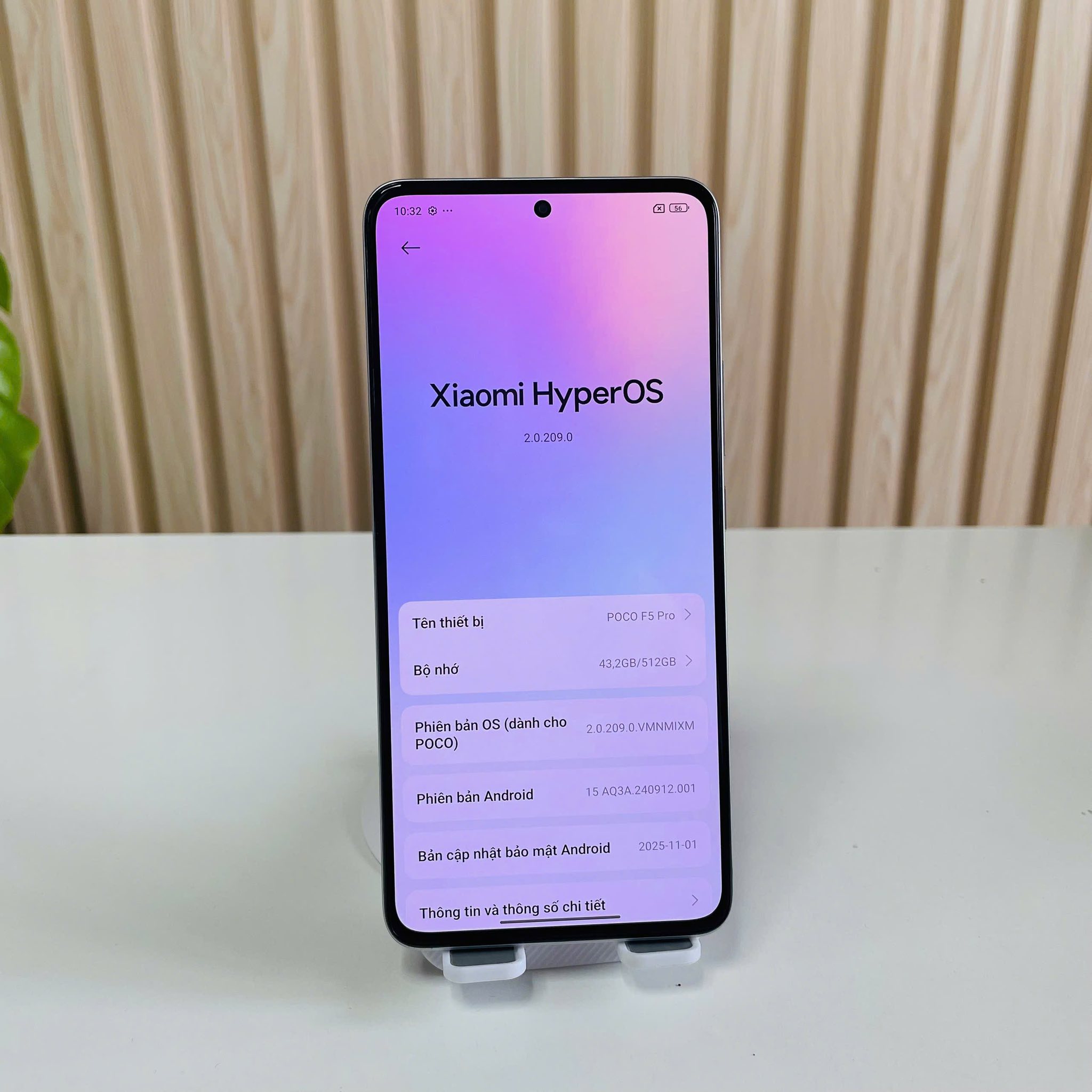 📱 POCO F5 Pro 5G Quốc Tế - 12/512GB Màu Trắng Kèm sạc 30w