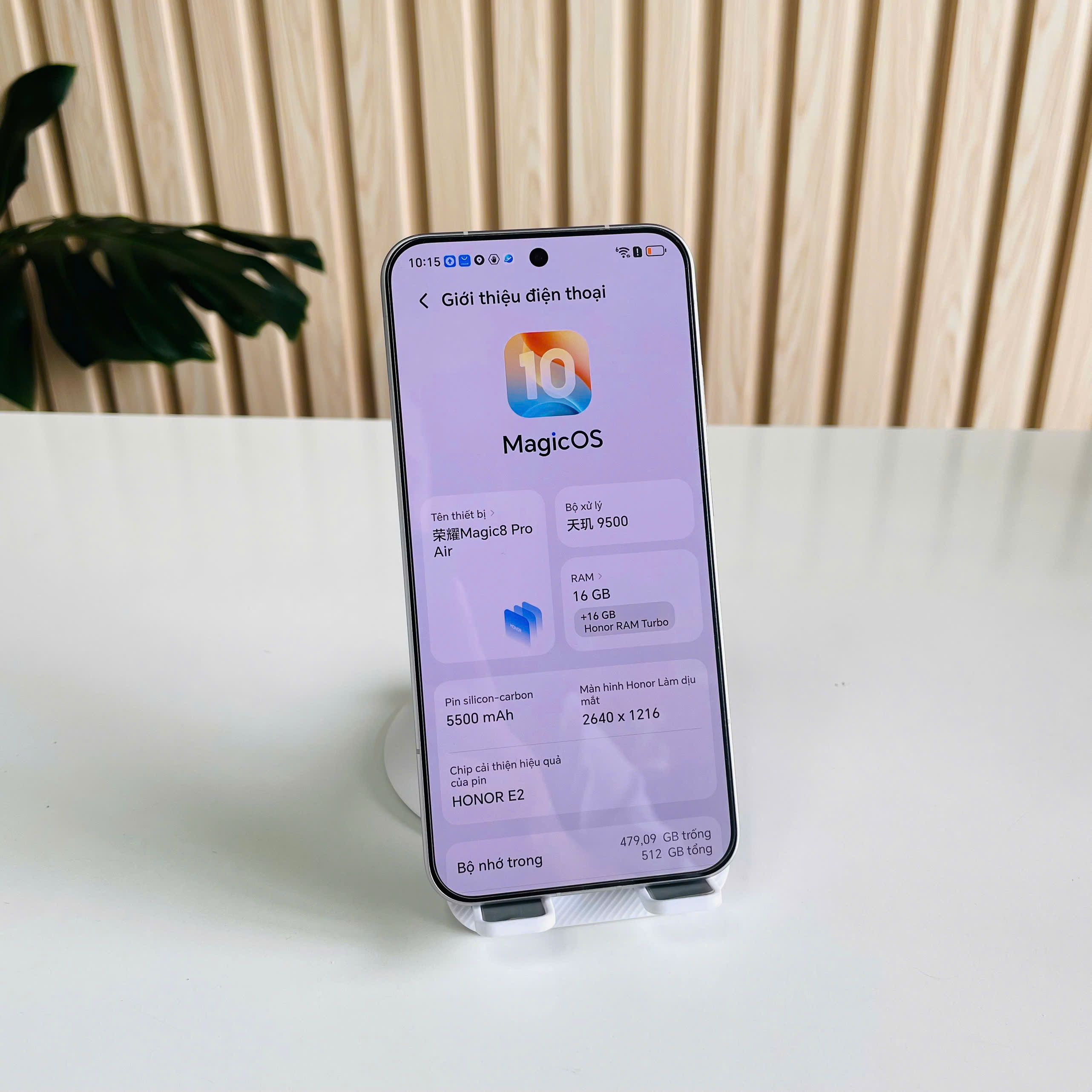 ✨ HONOR MAGIC 8 PRO AIR – NHỎ GỌN CAO CẤP 16/512GB Trắng - Fullbox