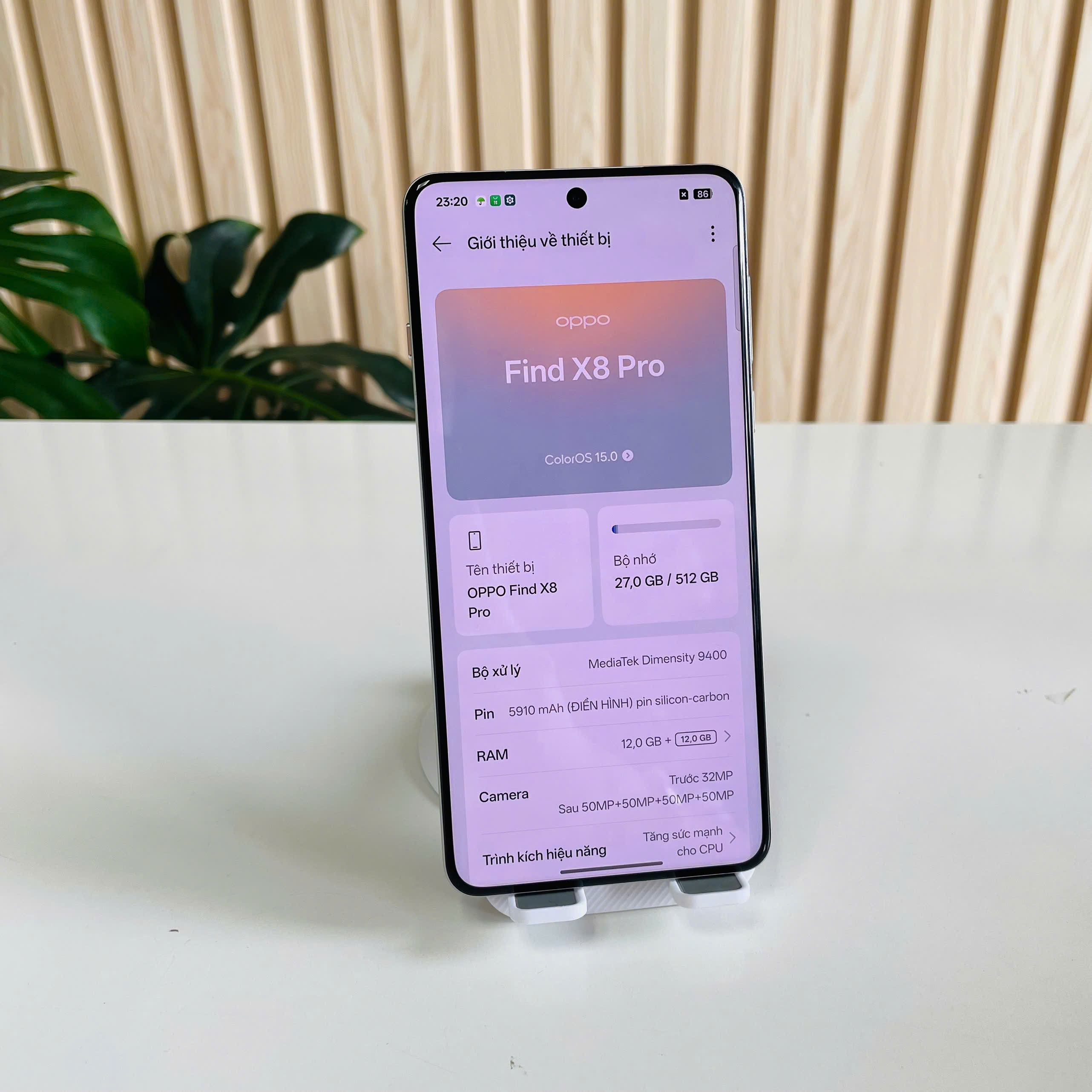 Oppo Find X8 Pro 12/512GB trắng Đẹp 98% Pin 100% - Màn lưu ảnh Nhẹ