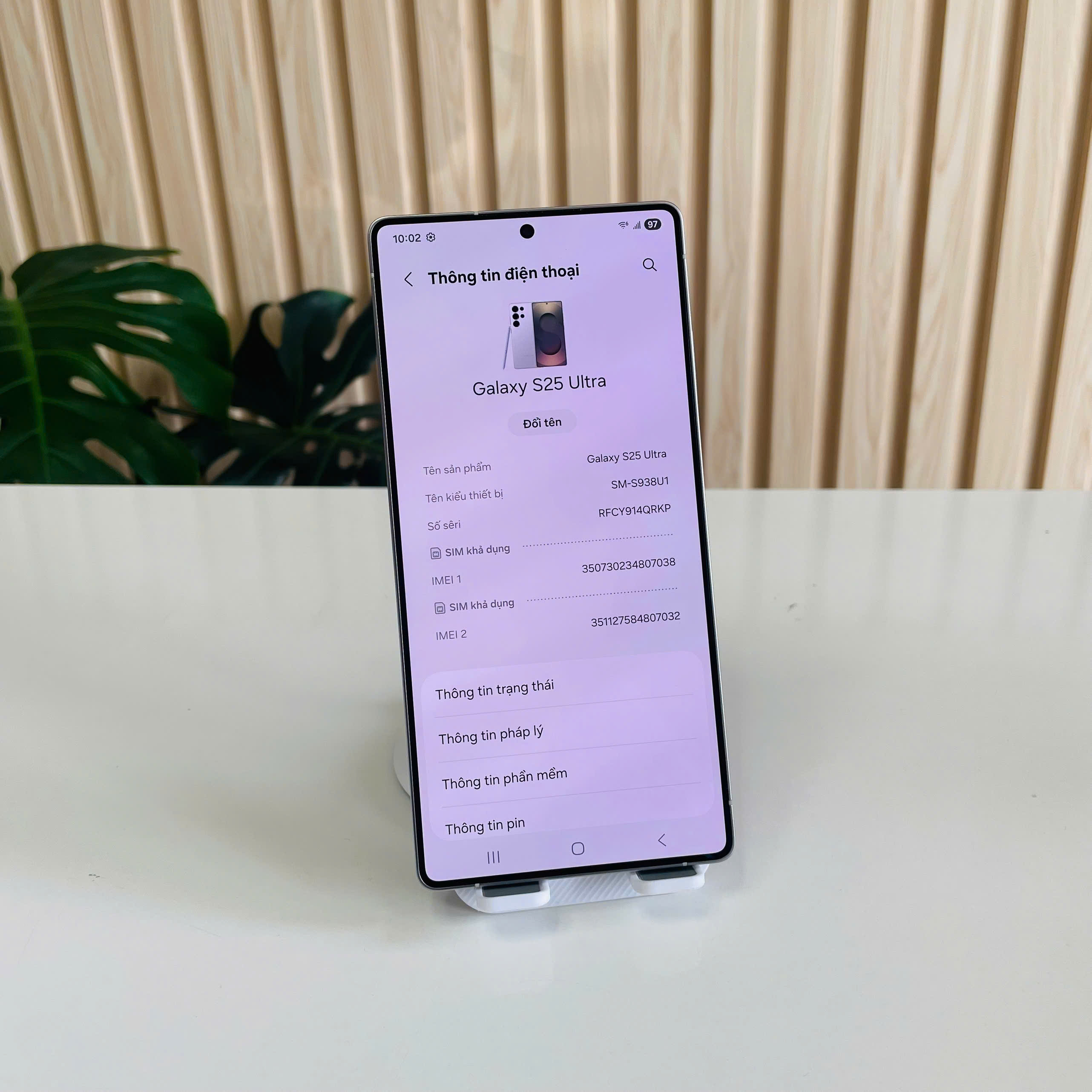 Samsung S25 Ultra Mỹ 12/256GB trắng Đẹp 98+ Fullbox